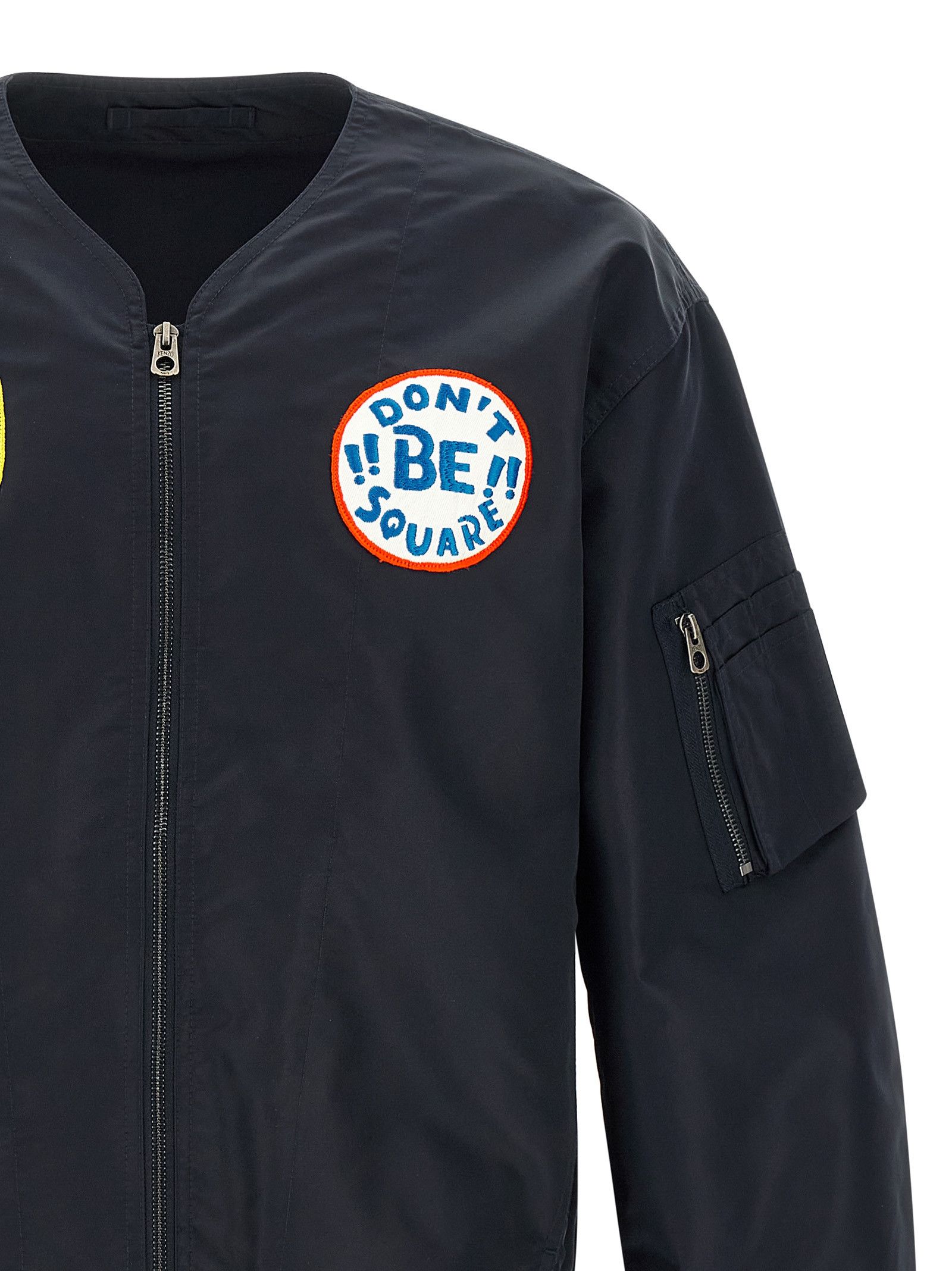 Kenzo 'Badges Collarless' bomber jacket Size US M / EU 48-50 / 2 - 3 Thumbnail