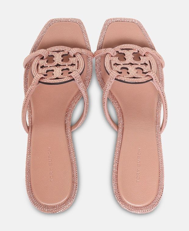 Tory Burch Pave Geo Bombe Miller Mules Size US 7 / IT 37 - 3 Thumbnail