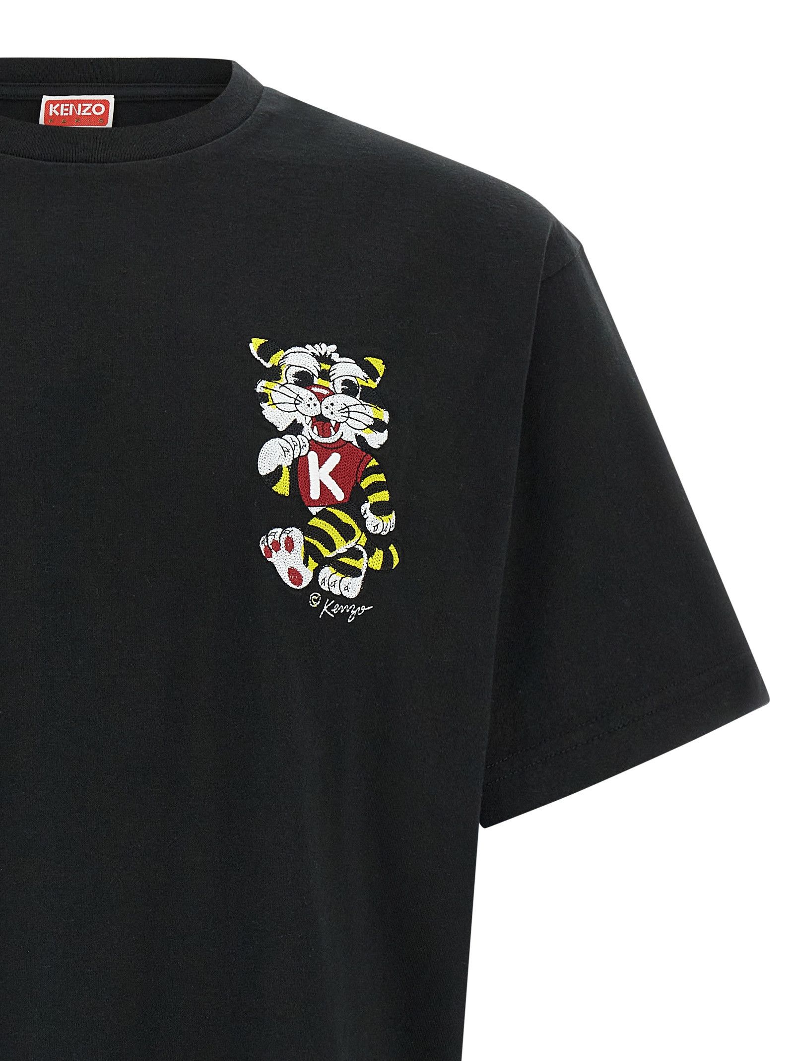 Kenzo 'Wild Tiger embroidered' T-shirt Size US L / EU 52-54 / 3 - 3 Thumbnail
