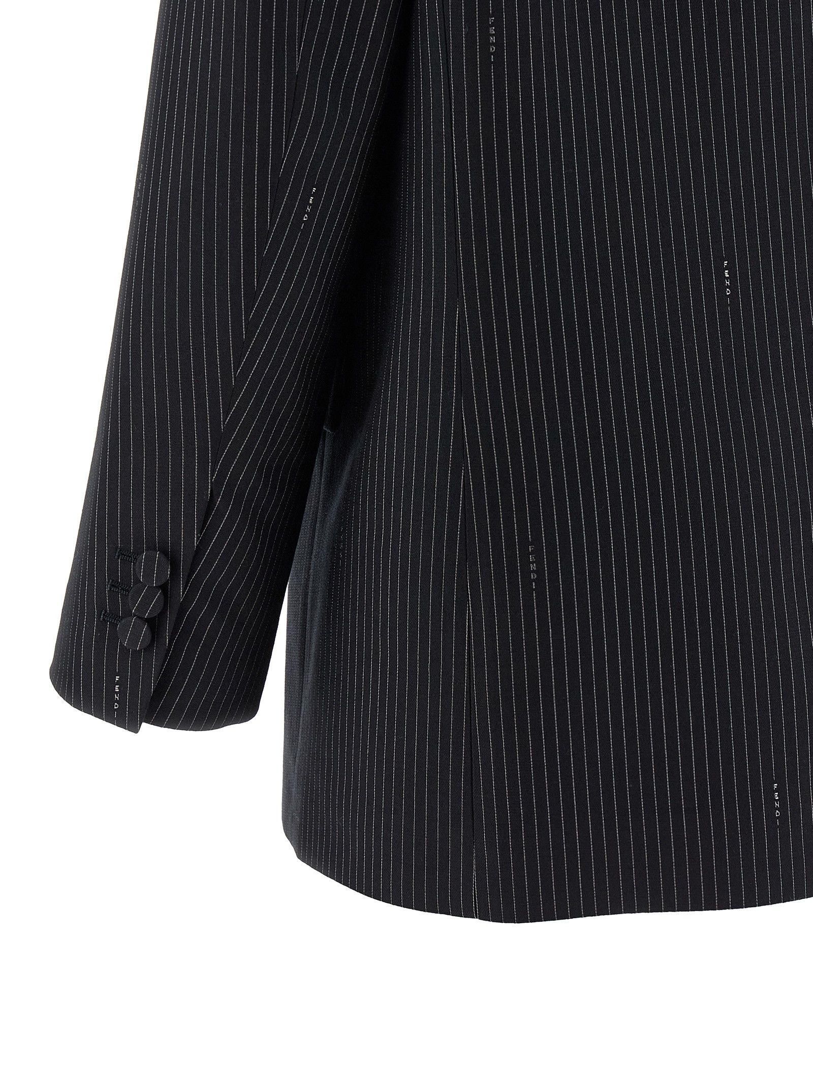 Fendi Pinstripe wool blazer Size XS / US 0-2 / IT 36-38 - 4 Thumbnail