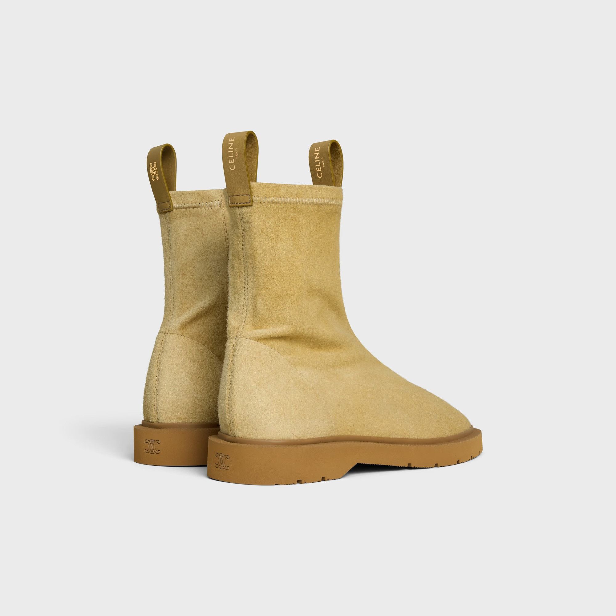 Celine Celine Suede Stretch Leather Ankle Boots IT 39 Women - USA Duties Paid Size US 9 / IT 39 - 4 Thumbnail