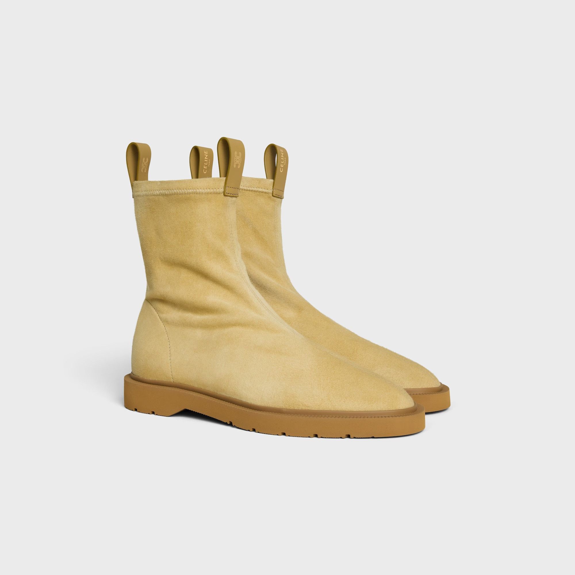 Celine Celine Suede Stretch Leather Ankle Boots IT 40 Women - USA Duties Paid Size US 10 / IT 40 - 2 Thumbnail