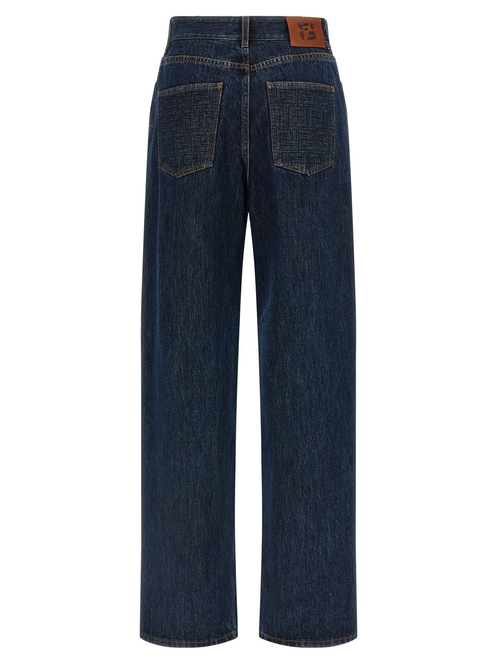 Fendi 'FF' padded jeans Size 26" / US 2 / IT 38 - 2 Thumbnail