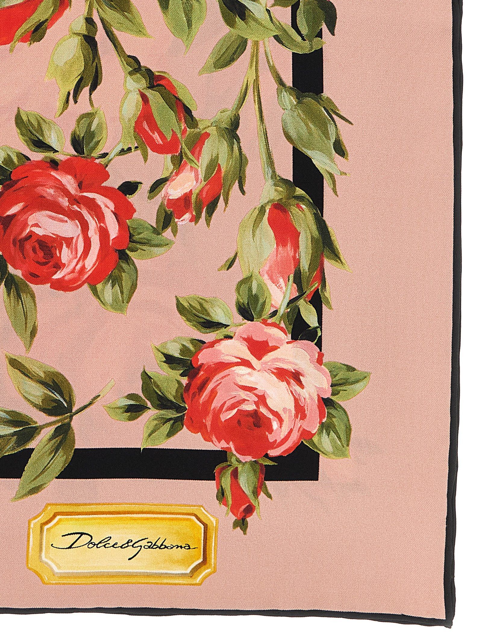 Dolce & Gabbana 'Bouquet Rose' scarf Size ONE SIZE - 2 Thumbnail