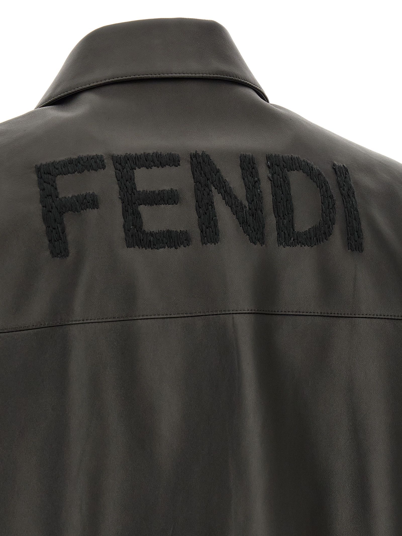 Fendi Leather blouson Size US L / EU 52-54 / 3 - 5 Thumbnail