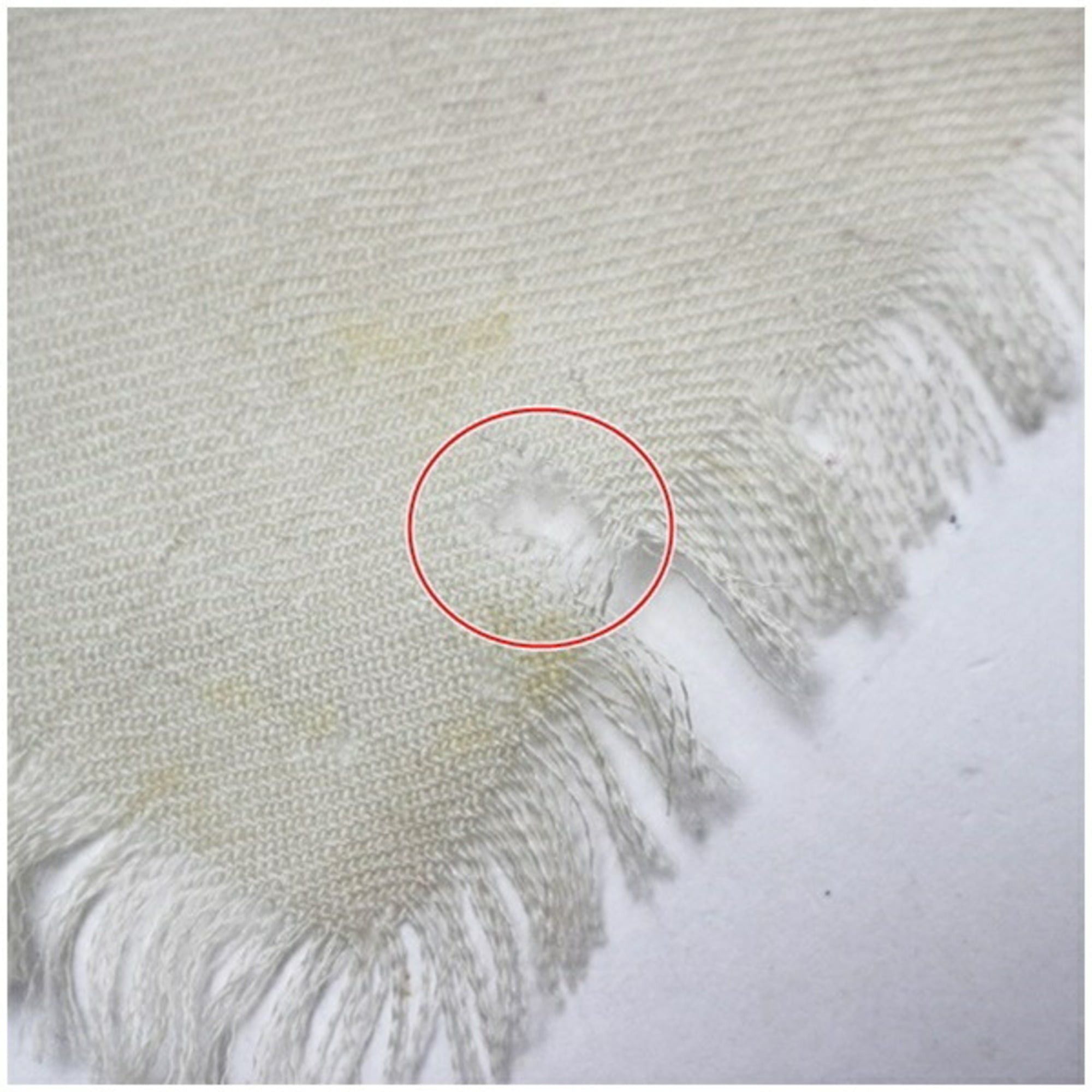 Gucci Gucci large scarf/muffler in ivory, gray, and yellow. for women. Size ONE SIZE - 10 Thumbnail