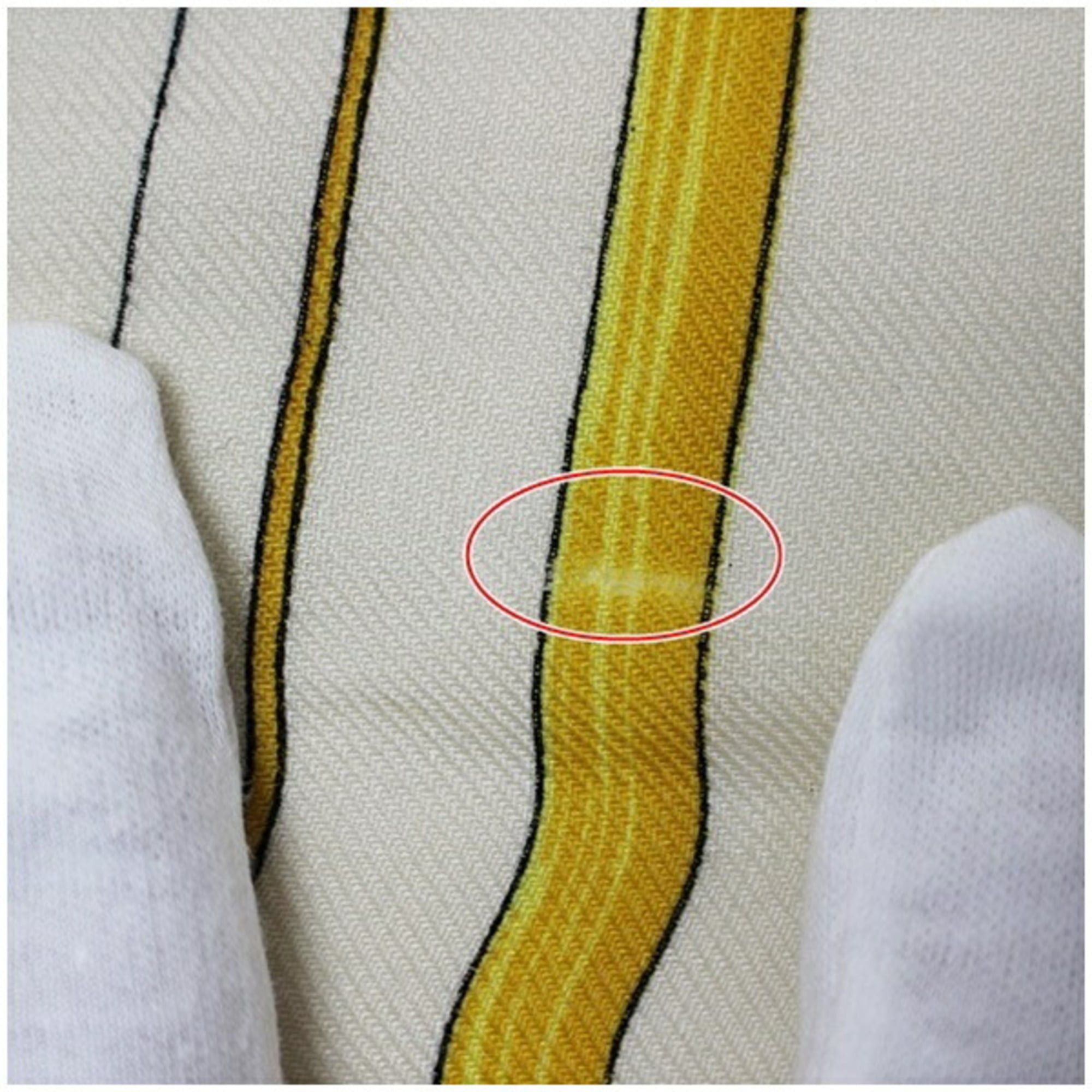 Gucci Gucci large scarf/muffler in ivory, gray, and yellow. for women. Size ONE SIZE - 9 Thumbnail