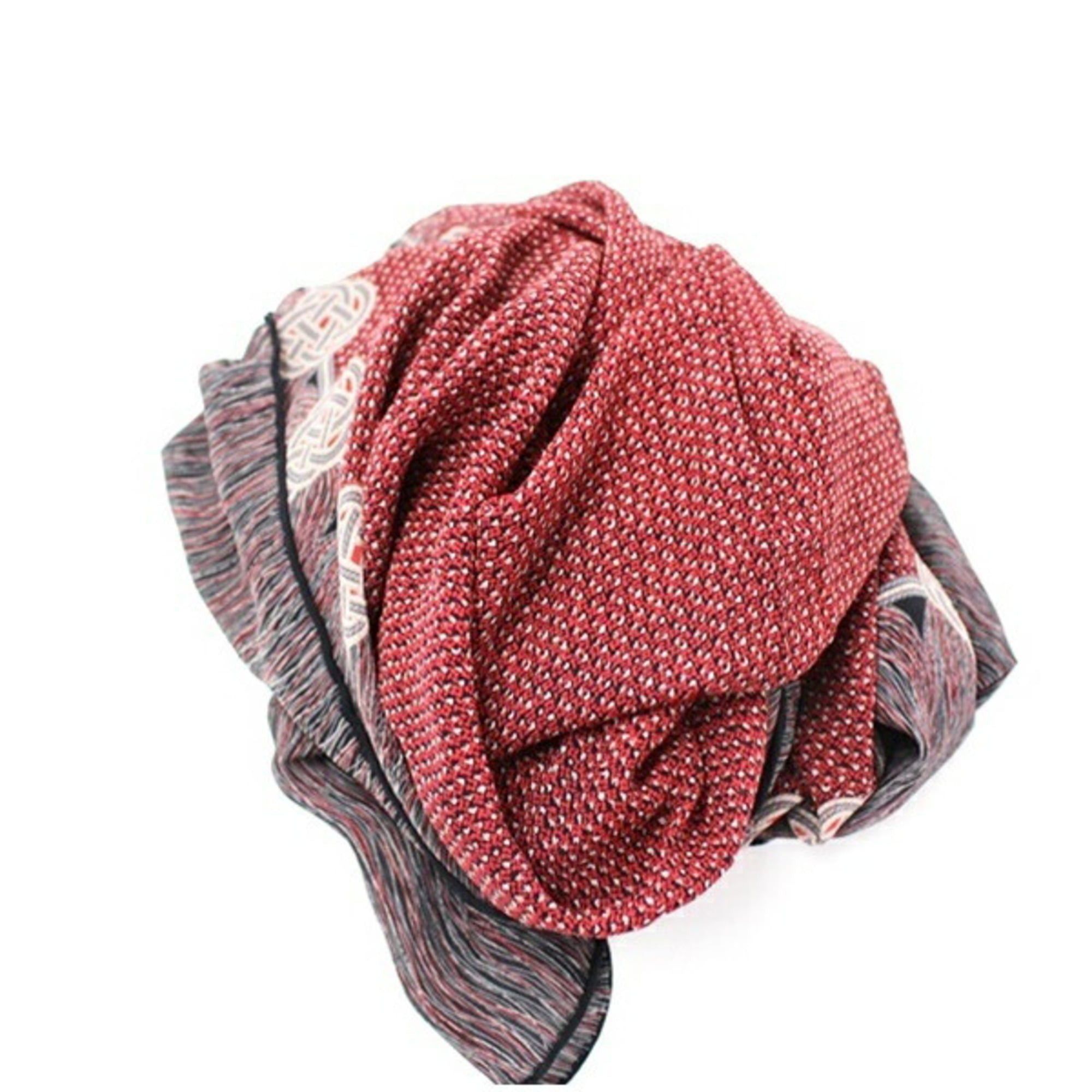Chanel Chanel Large Scarf/Muffler in Red and Multicolor for Women Size ONE SIZE - 7 Thumbnail
