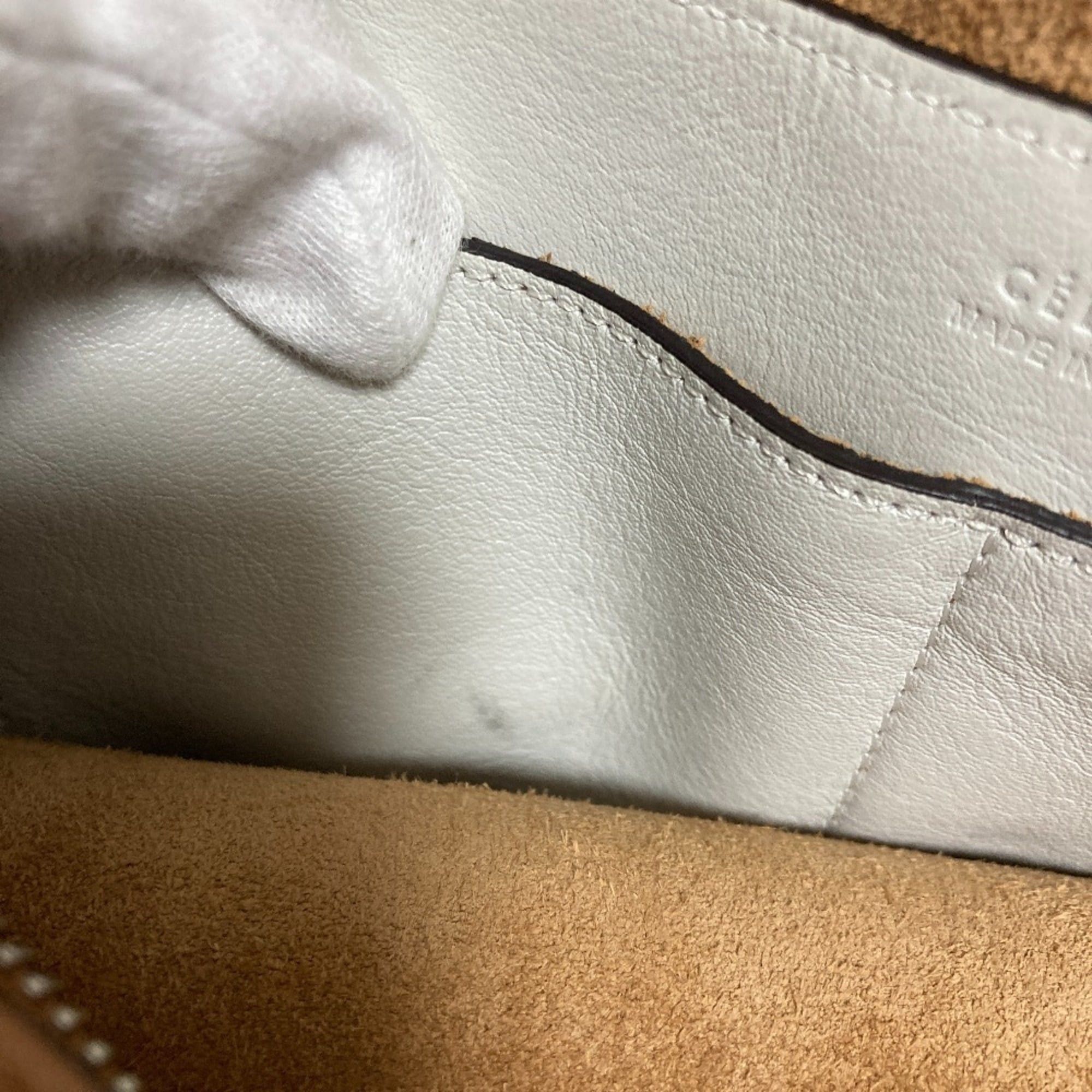 Celine CELINE 2-Way Small Soft Cube Shoulder Bag/Handbag Brown Women's Size ONE SIZE - 9 Thumbnail