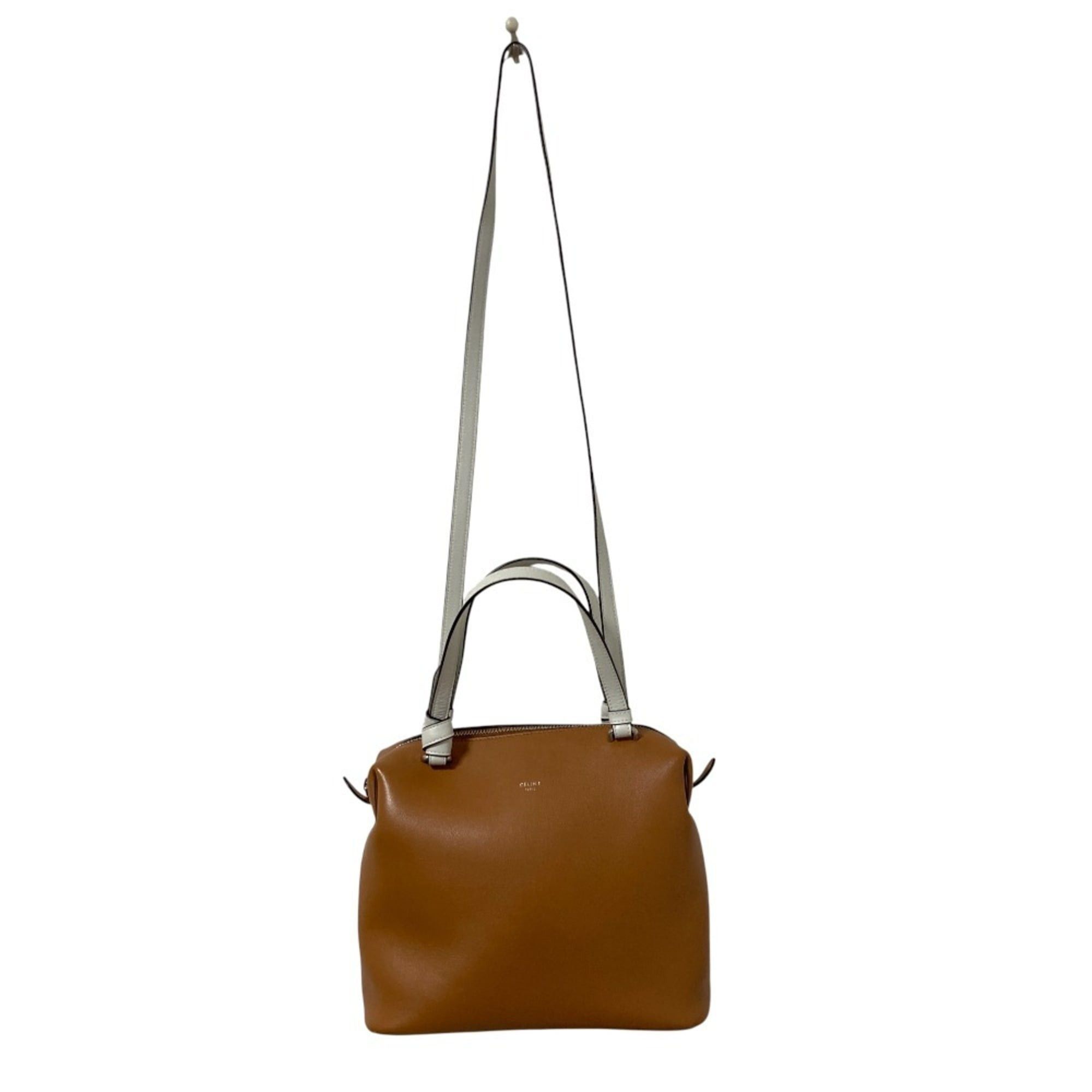 Celine CELINE 2-Way Small Soft Cube Shoulder Bag/Handbag Brown Women's Size ONE SIZE - 5 Thumbnail