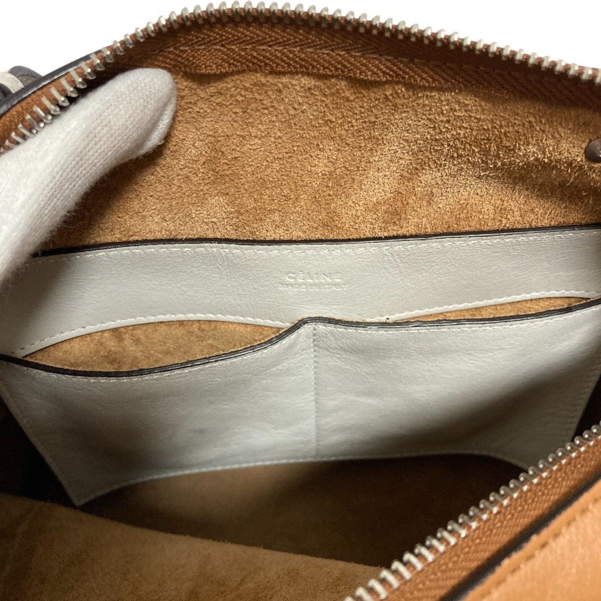 Celine CELINE 2-Way Small Soft Cube Shoulder Bag/Handbag Brown Women's Size ONE SIZE - 8 Thumbnail