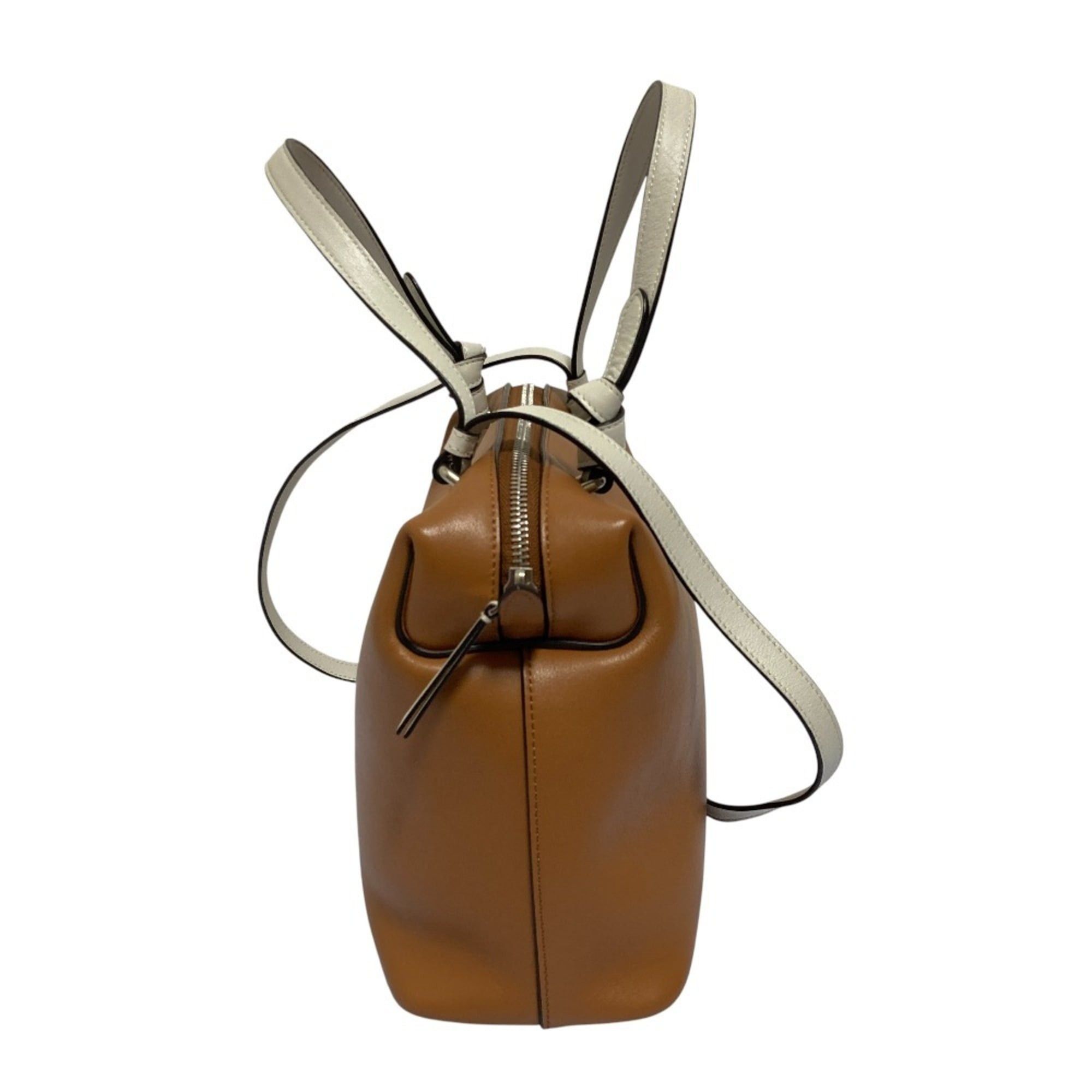 Celine CELINE 2-Way Small Soft Cube Shoulder Bag/Handbag Brown Women's Size ONE SIZE - 3 Thumbnail