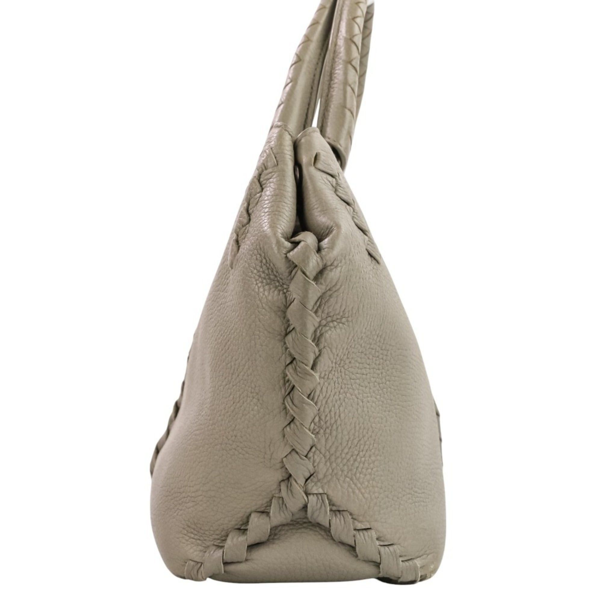 Bottega Veneta BOTTEGA VENETA Intrecciato 2-way handbag, gray, for women Size ONE SIZE - 3 Thumbnail