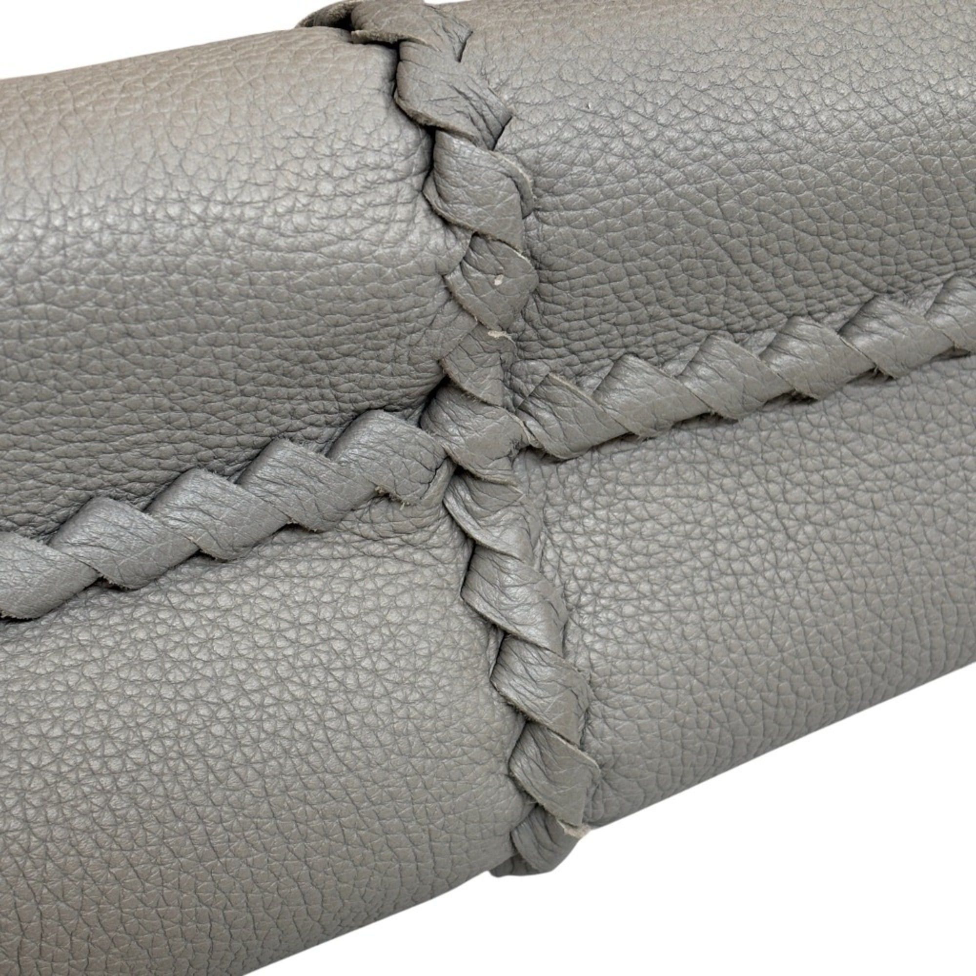 Bottega Veneta BOTTEGA VENETA Intrecciato 2-way handbag, gray, for women Size ONE SIZE - 16 Thumbnail