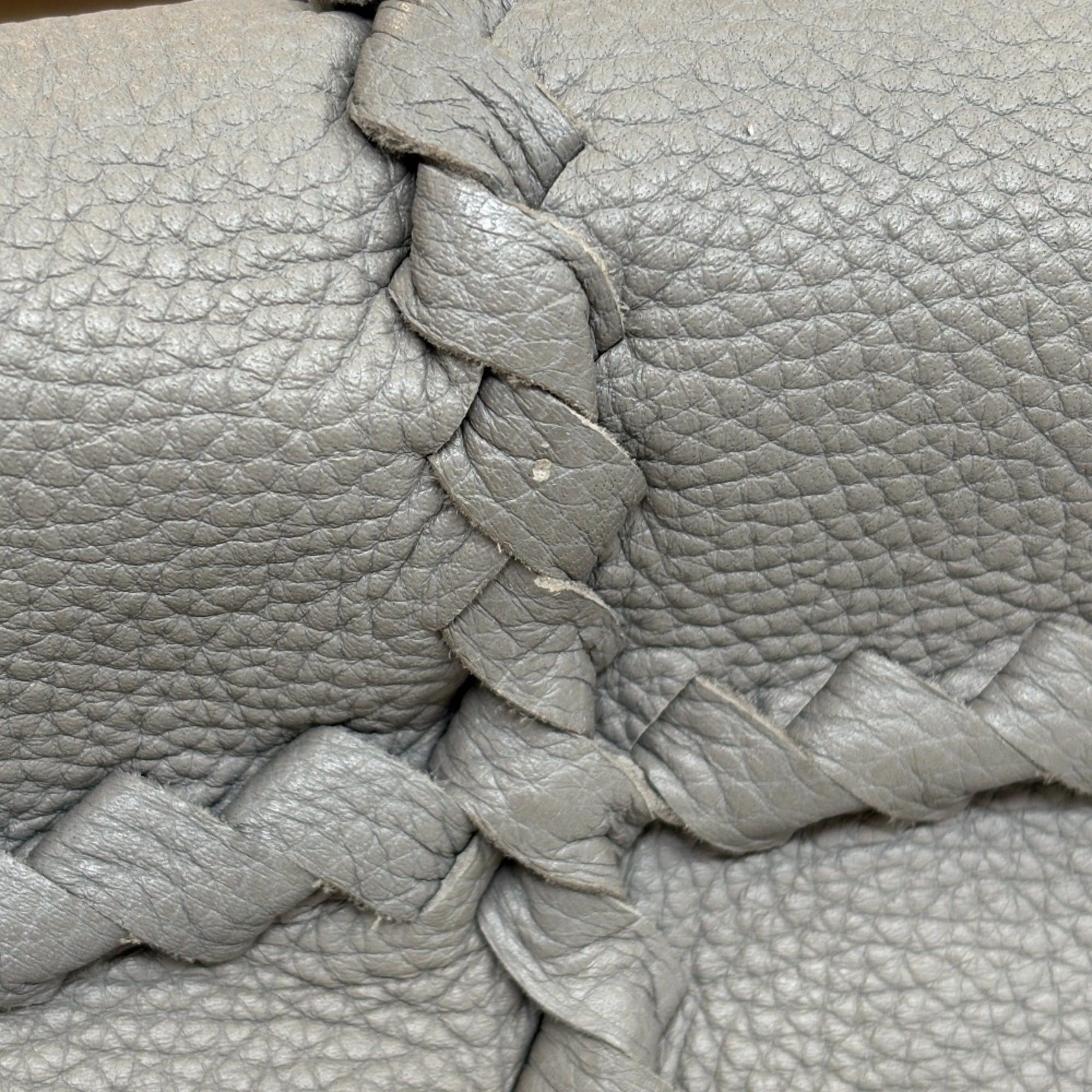 Bottega Veneta BOTTEGA VENETA Intrecciato 2-way handbag, gray, for women Size ONE SIZE - 15 Thumbnail