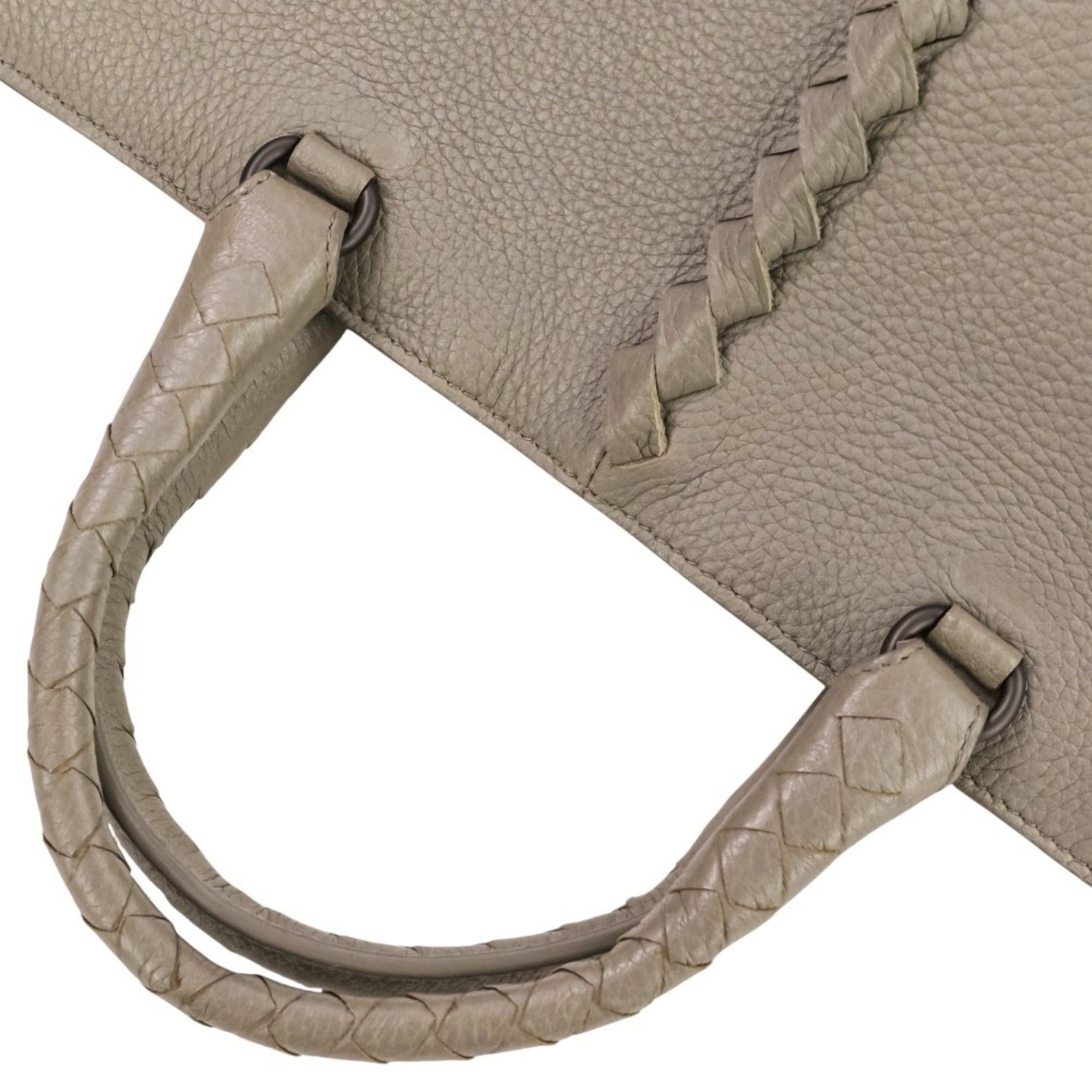 Bottega Veneta BOTTEGA VENETA Intrecciato 2-way handbag, gray, for women Size ONE SIZE - 6 Thumbnail