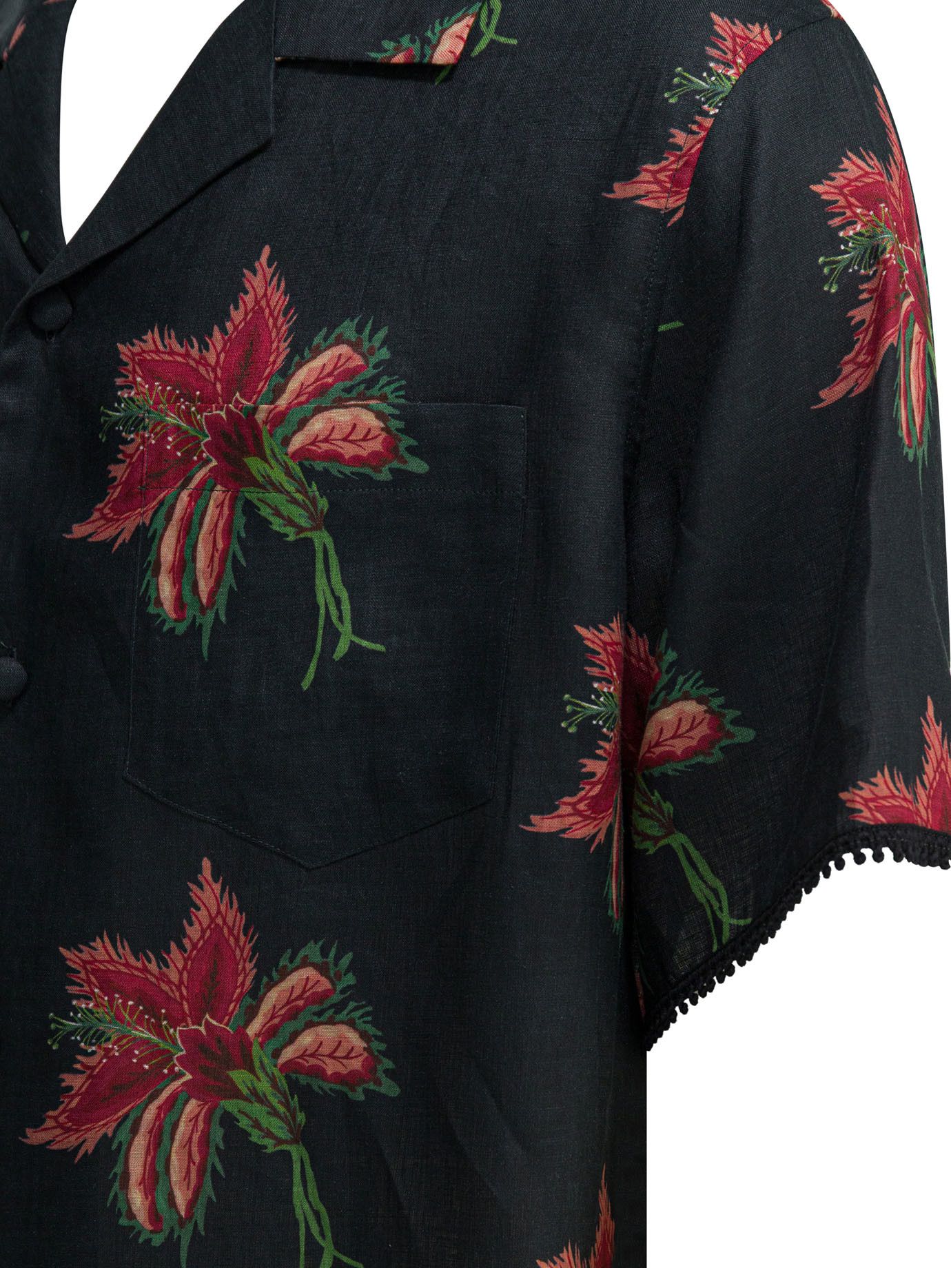 Papier Floral Casual Shirt