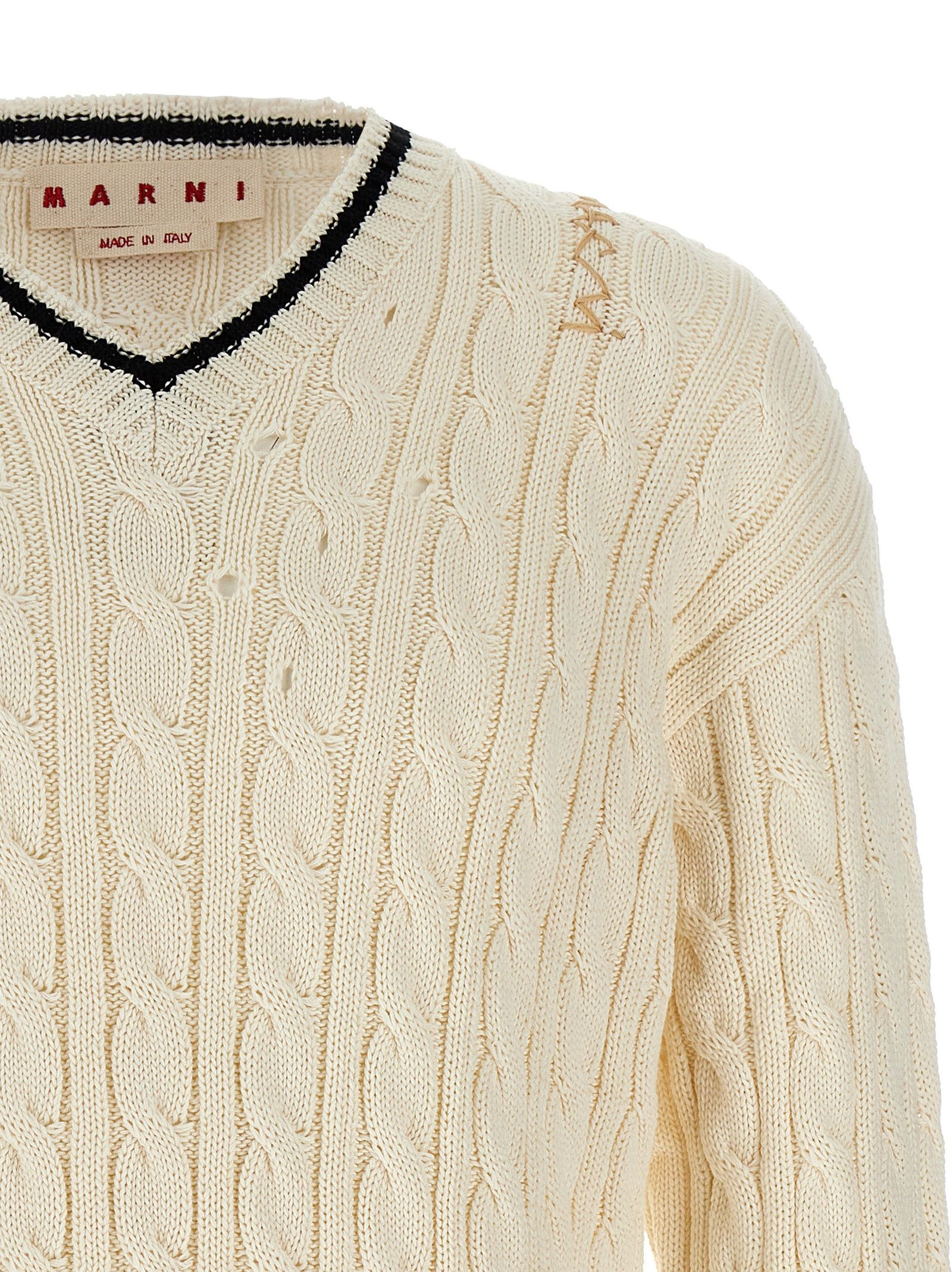 Marni 'V' Neckline Sweater Size US M / EU 48-50 / 2 - 3 Thumbnail