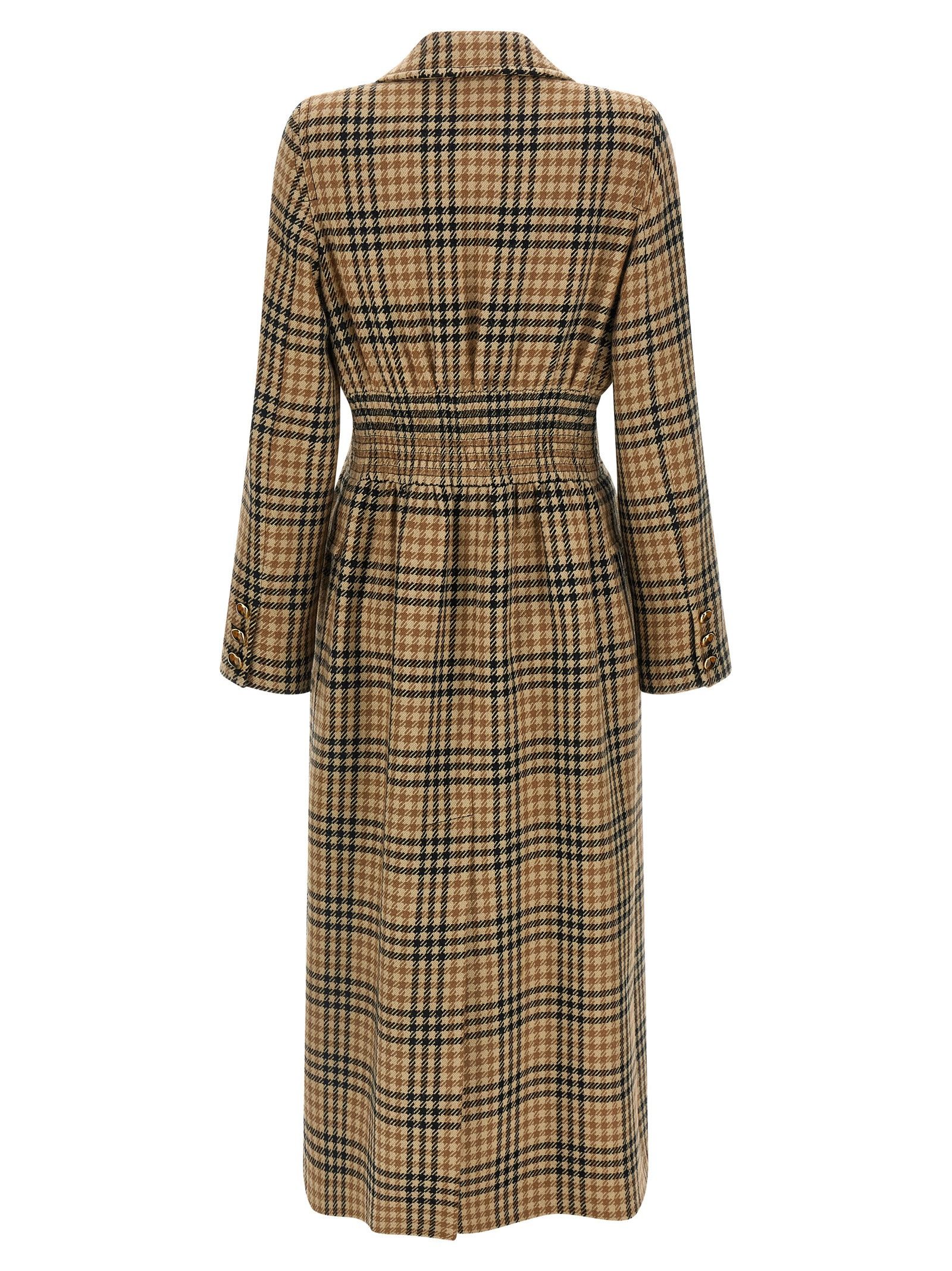 Valentino Valentino Garavani Houndstooth Wool Coat Size S / US 4 / IT 40 - 2 Thumbnail