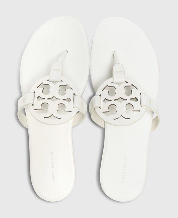 Tory Burch Miller Soft Sandals Size US 12 / IT 42 - 3 Thumbnail