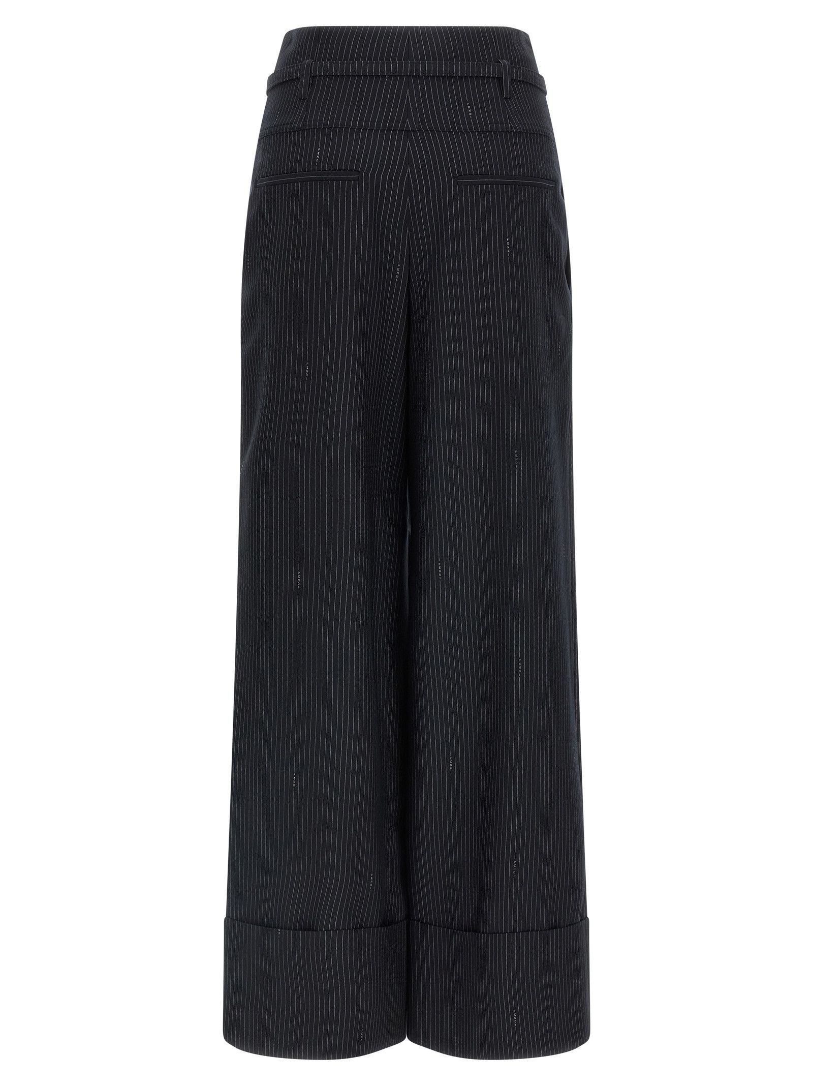 Fendi Pinstripe wool pants Size 26" / US 2 / IT 38 - 2 Thumbnail