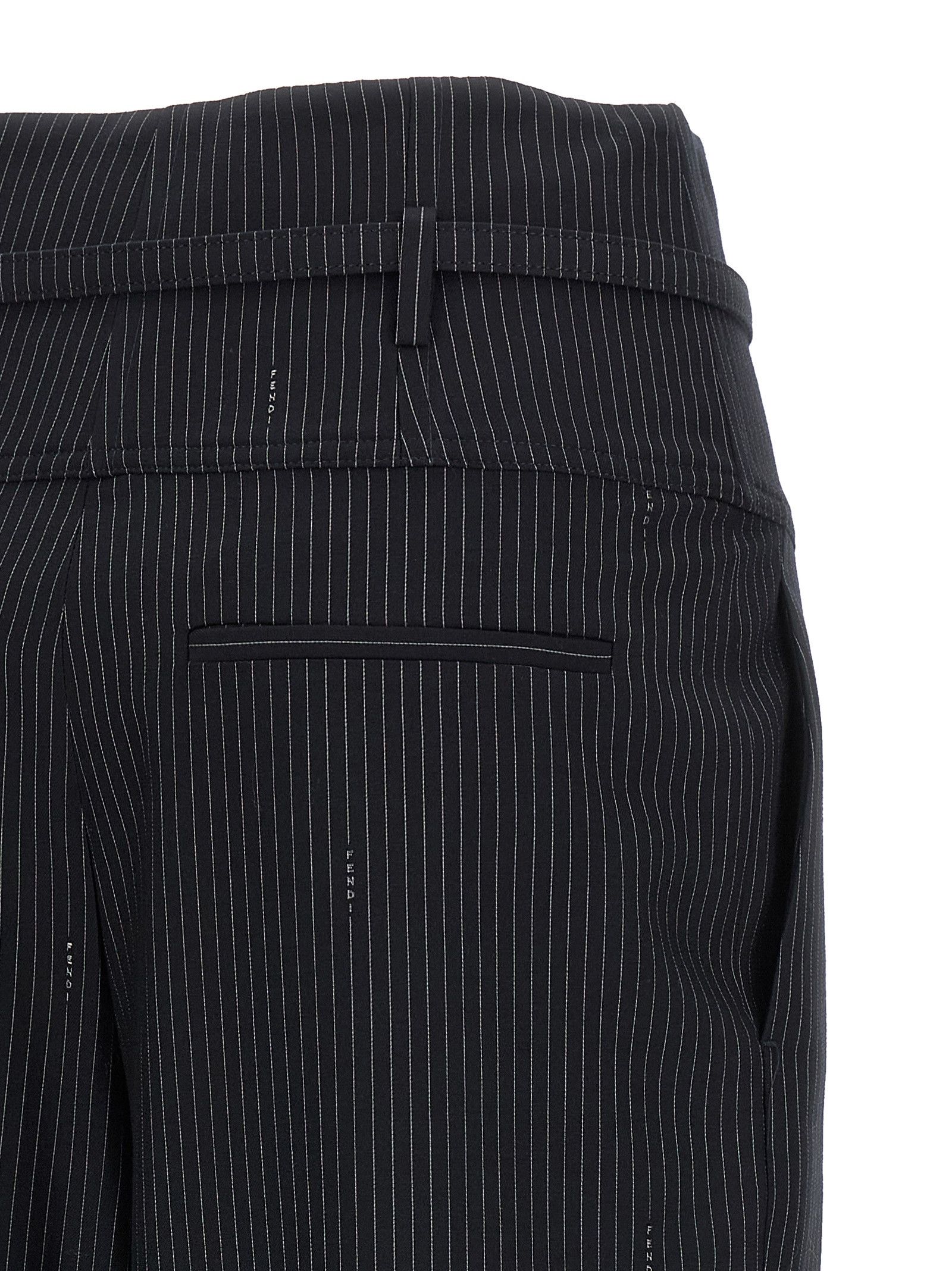 Fendi Pinstripe wool pants Size 27" / US 4 / IT 40 - 4 Thumbnail