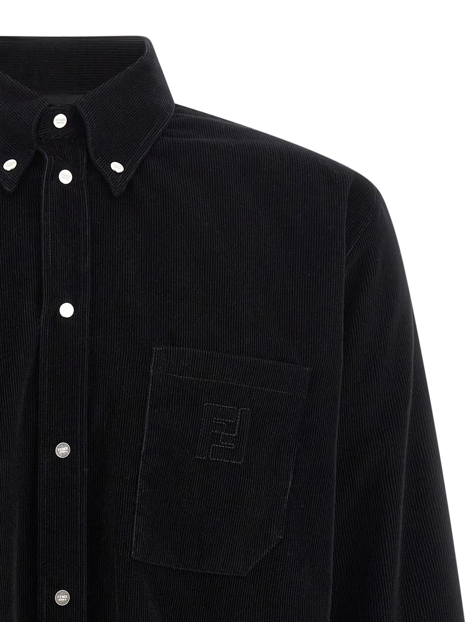 Fendi Corduroy shirt Size US L / EU 52-54 / 3 - 3 Thumbnail
