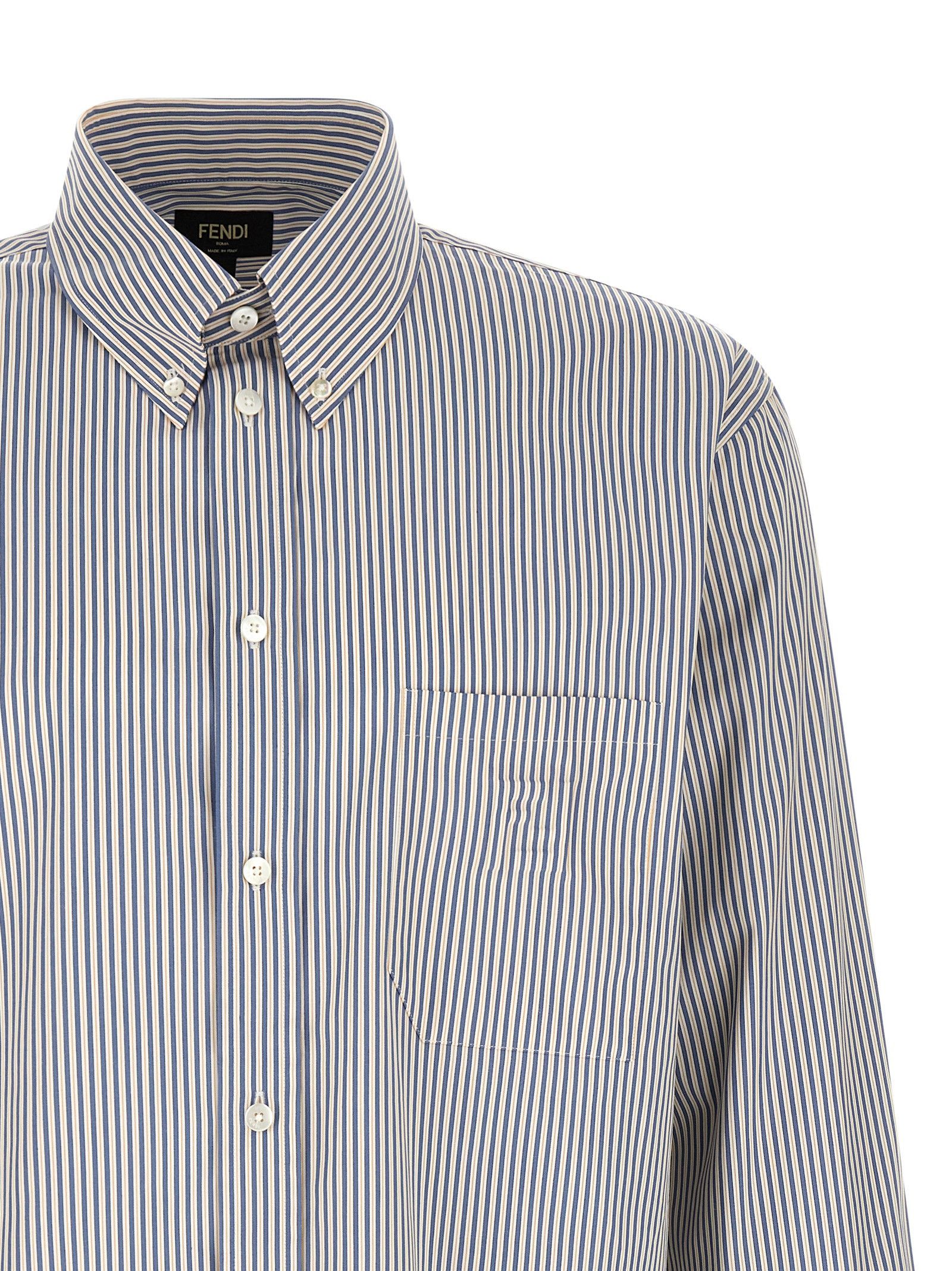 Fendi Striped button-down shirt Size US M / EU 48-50 / 2 - 3 Thumbnail