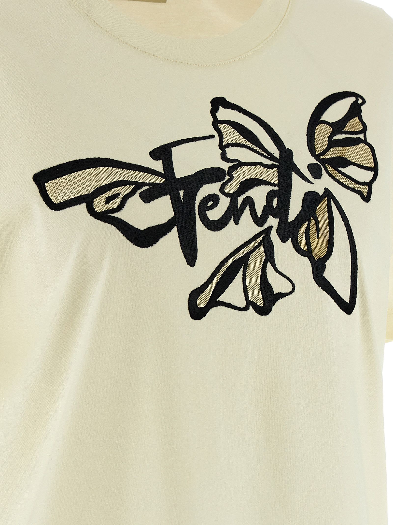 Fendi 'Nightfly' T-shirt Size L / US 10 / IT 46 - 4 Thumbnail