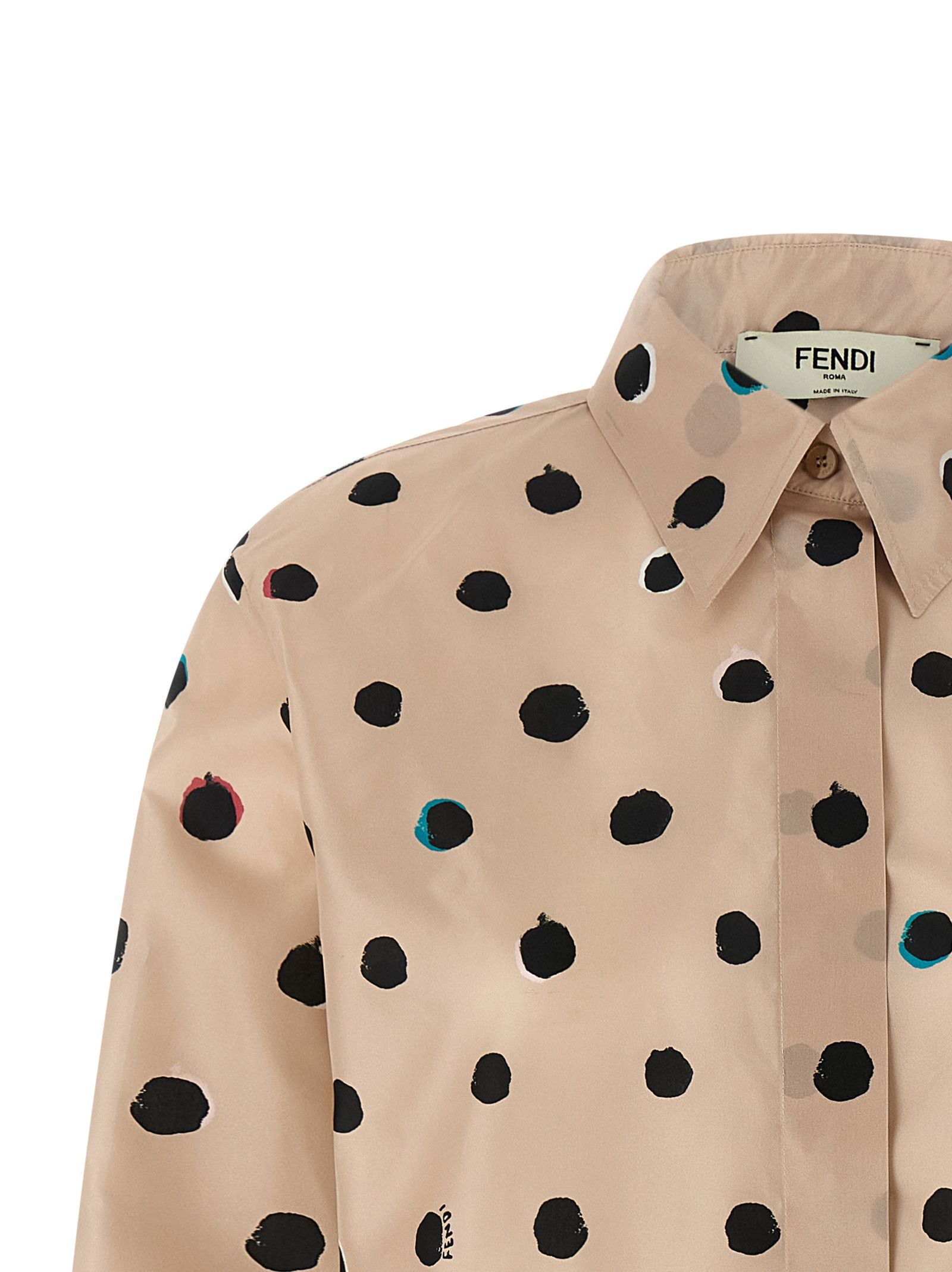 Fendi 'Falena Dots' shirt Size S / US 4 / IT 40 - 3 Thumbnail