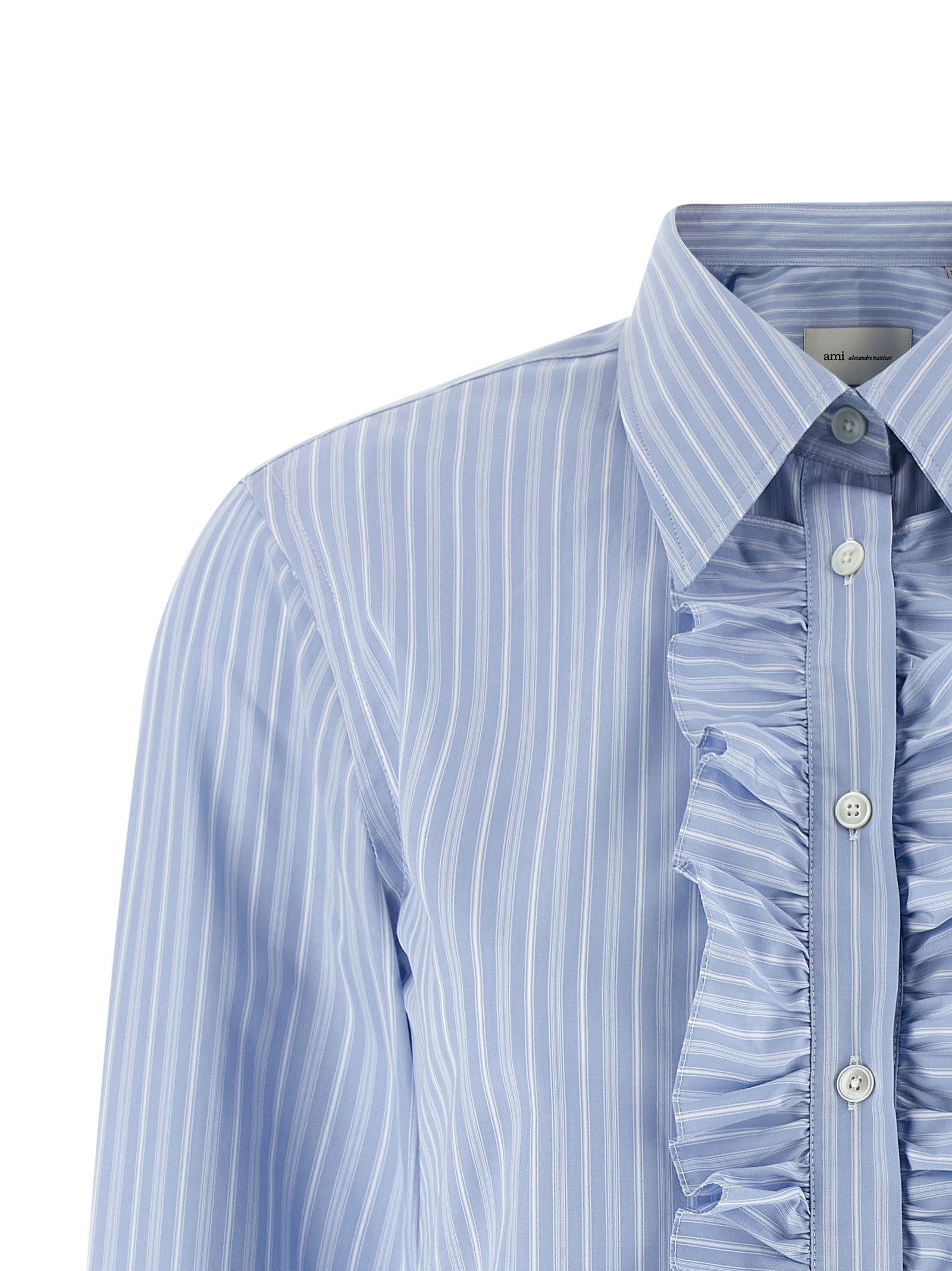 AMI Jabot shirt Size S / US 4 / IT 40 - 3 Thumbnail
