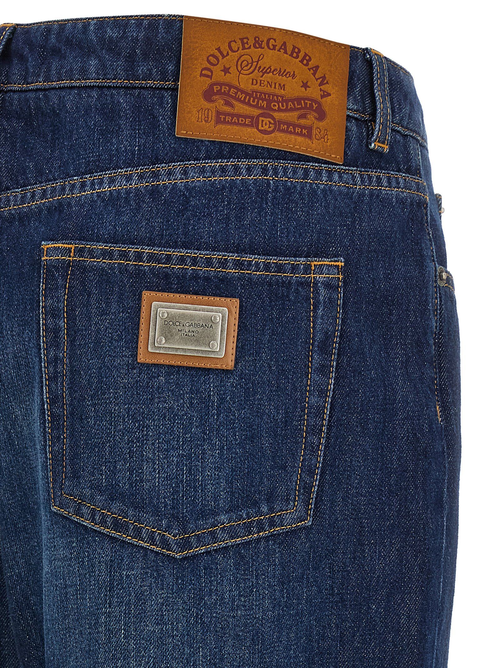 Dolce & Gabbana Stretched pleated trompe l'oeil jeans Size 27" / US 4 / IT 40 - 4 Thumbnail