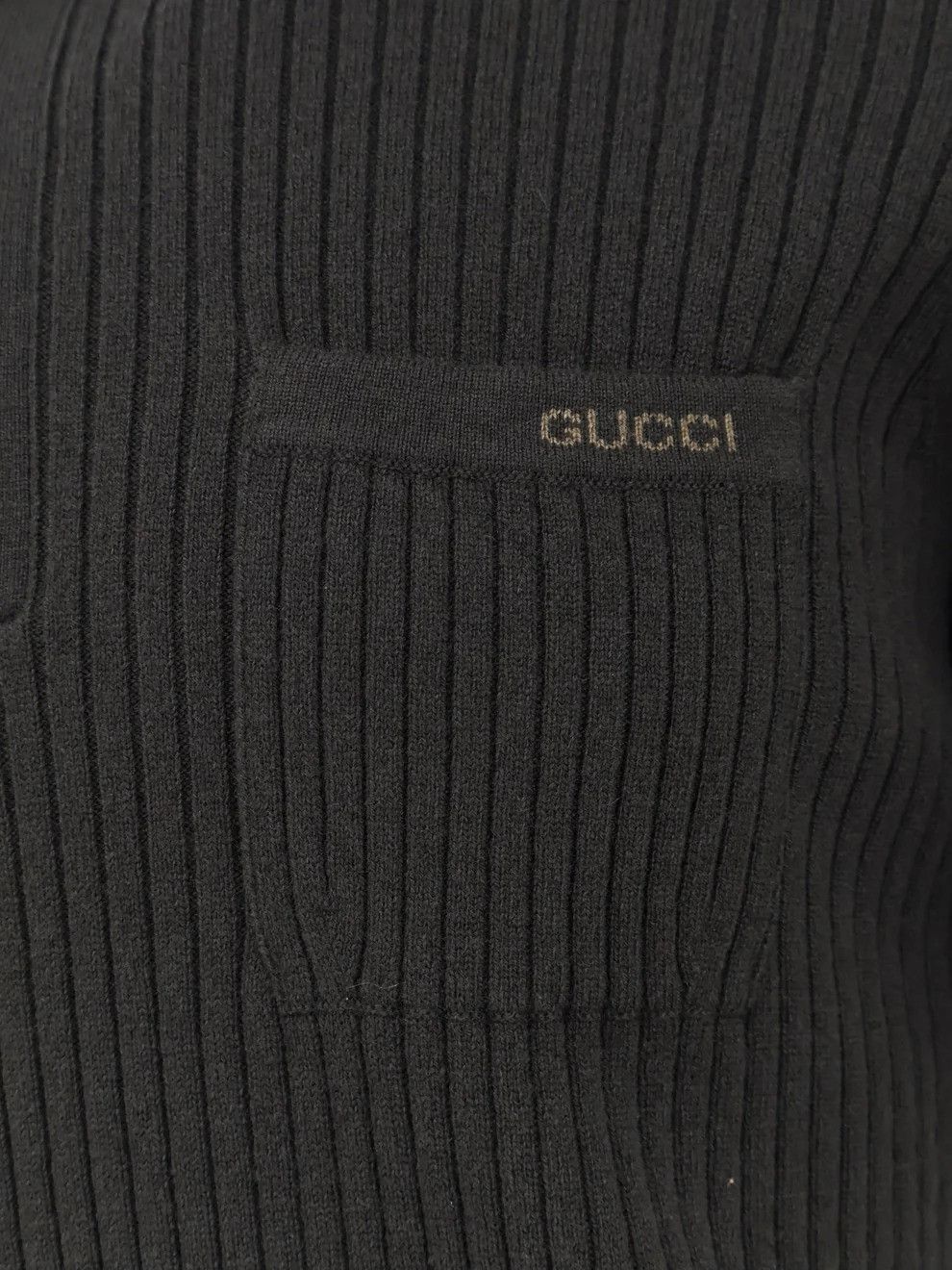 Gucci Gucci Wool And Cashmere Polo Shirt Short Sleeves tag size XL Men - USA Duties Paid Size US XL / EU 56 / 4 - 3 Thumbnail