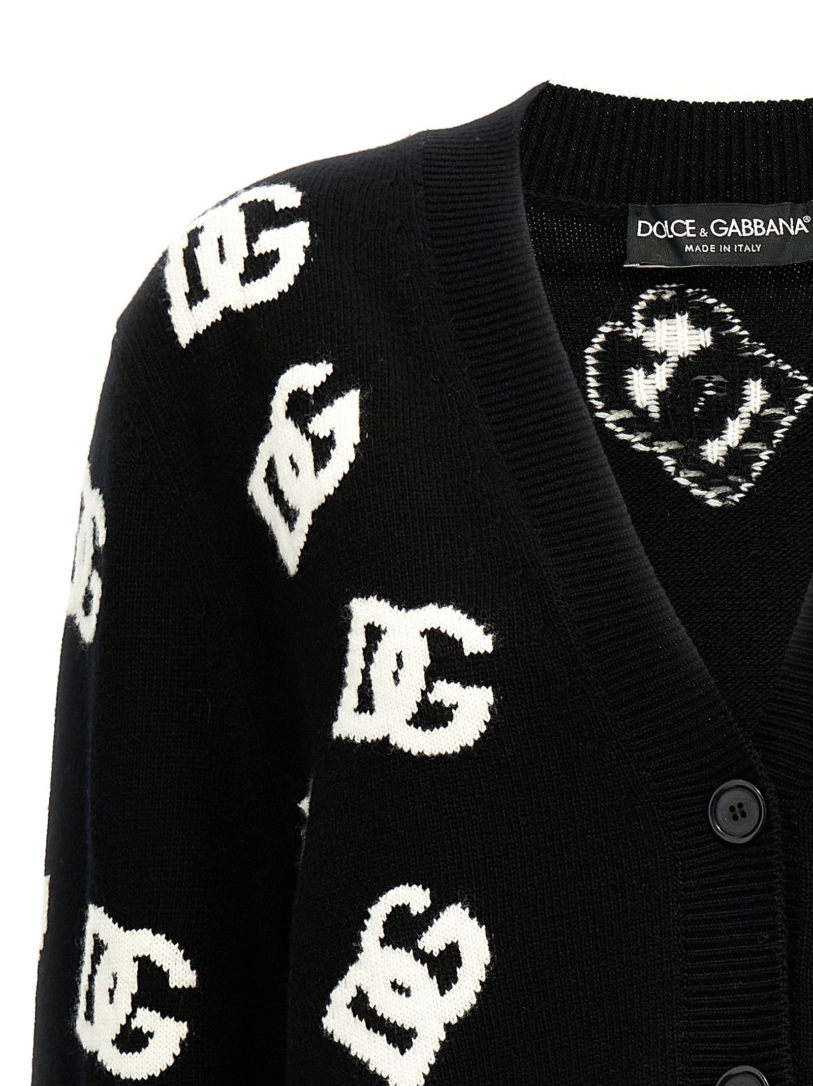 Dolce & Gabbana Jacquard logo cardigan Size XS / US 0-2 / IT 36-38 - 3 Thumbnail