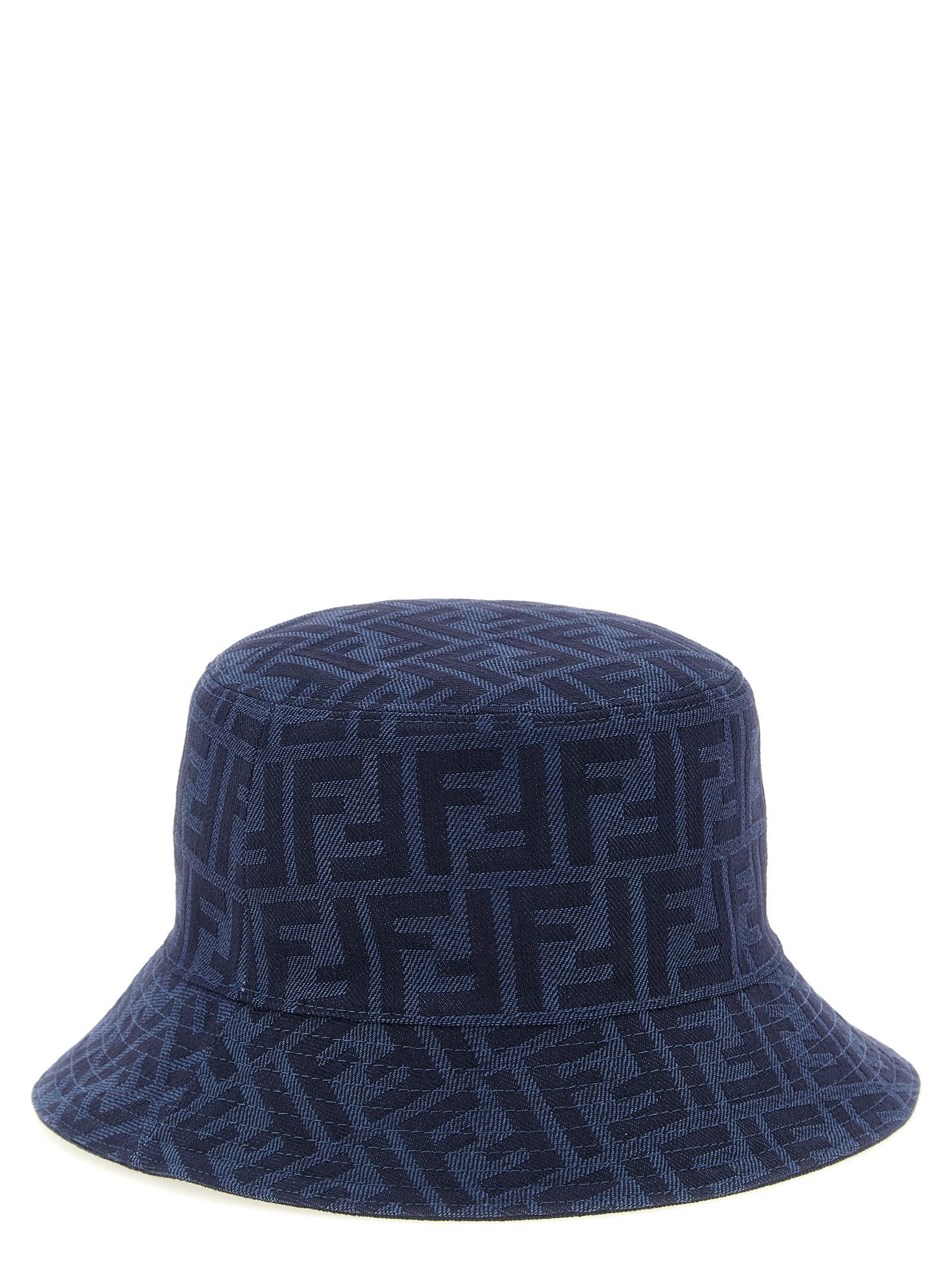 Fendi Reversible denim bucket hat Size ONE SIZE - 2 Thumbnail