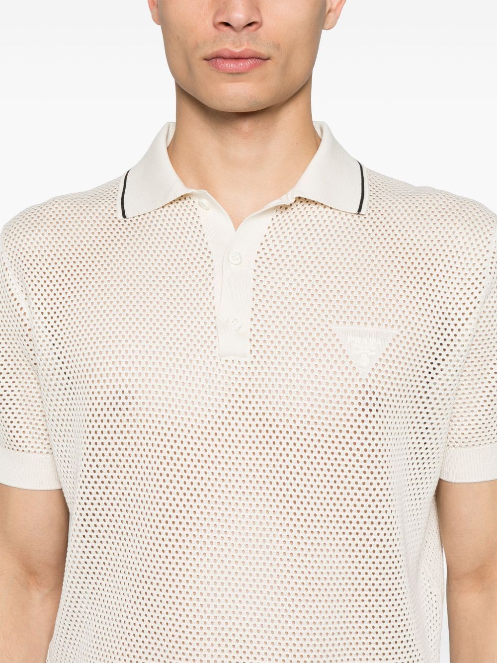 Prada Prada Perforated Detail Polo Shirt tag size 48 Men - USA Duties Paid Size US M / EU 48-50 / 2 - 3 Thumbnail