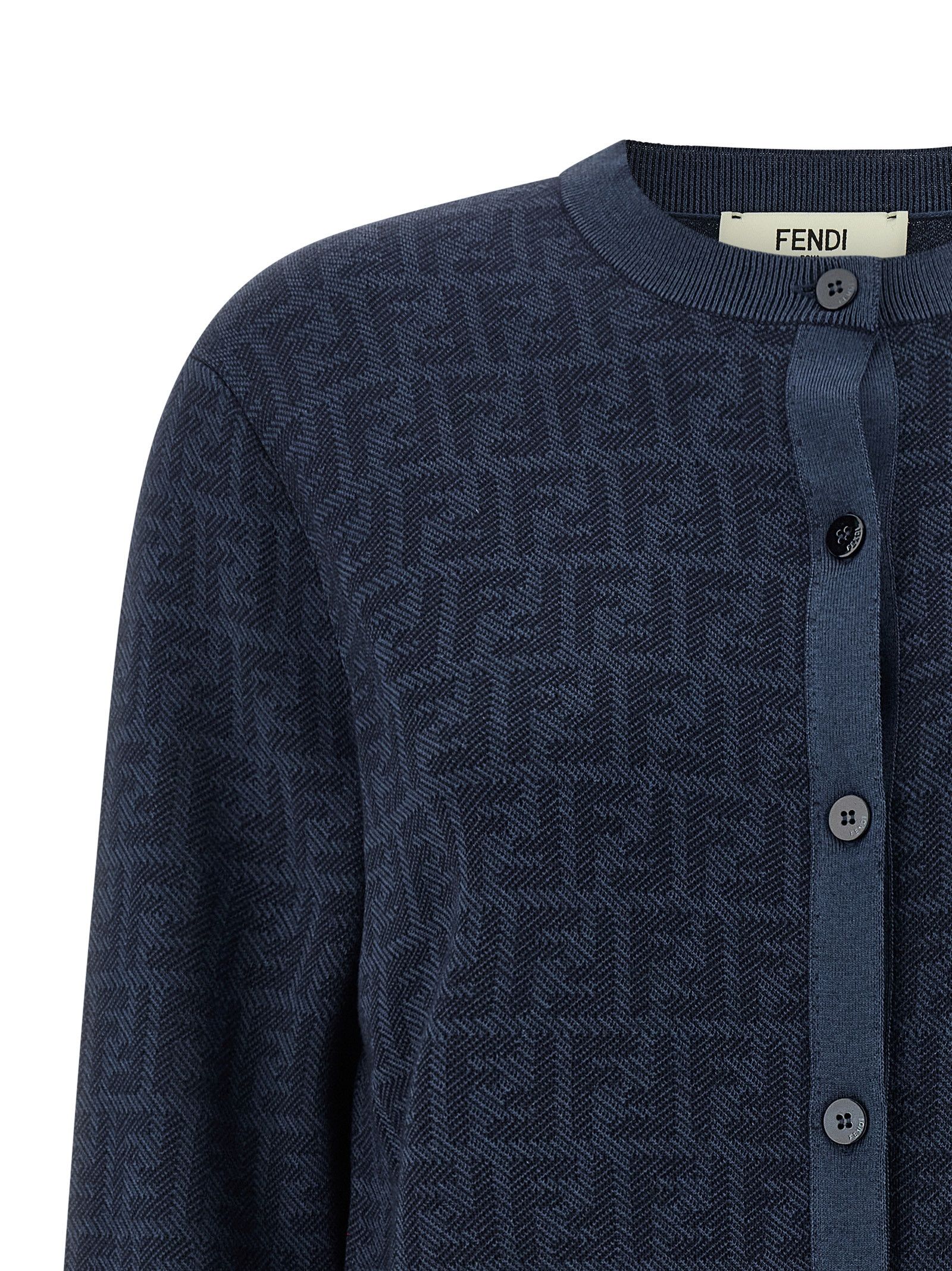 Fendi FF wool cardigan Size S / US 4 / IT 40 - 3 Thumbnail