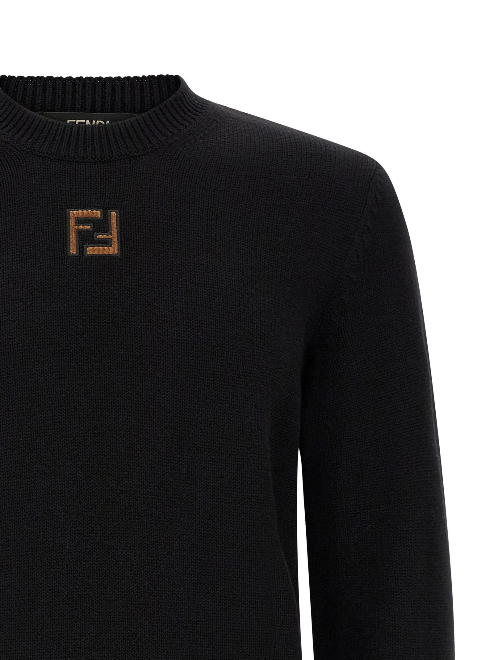 Fendi FF velvet micro sweater Size US L / EU 52-54 / 3 - 3 Thumbnail