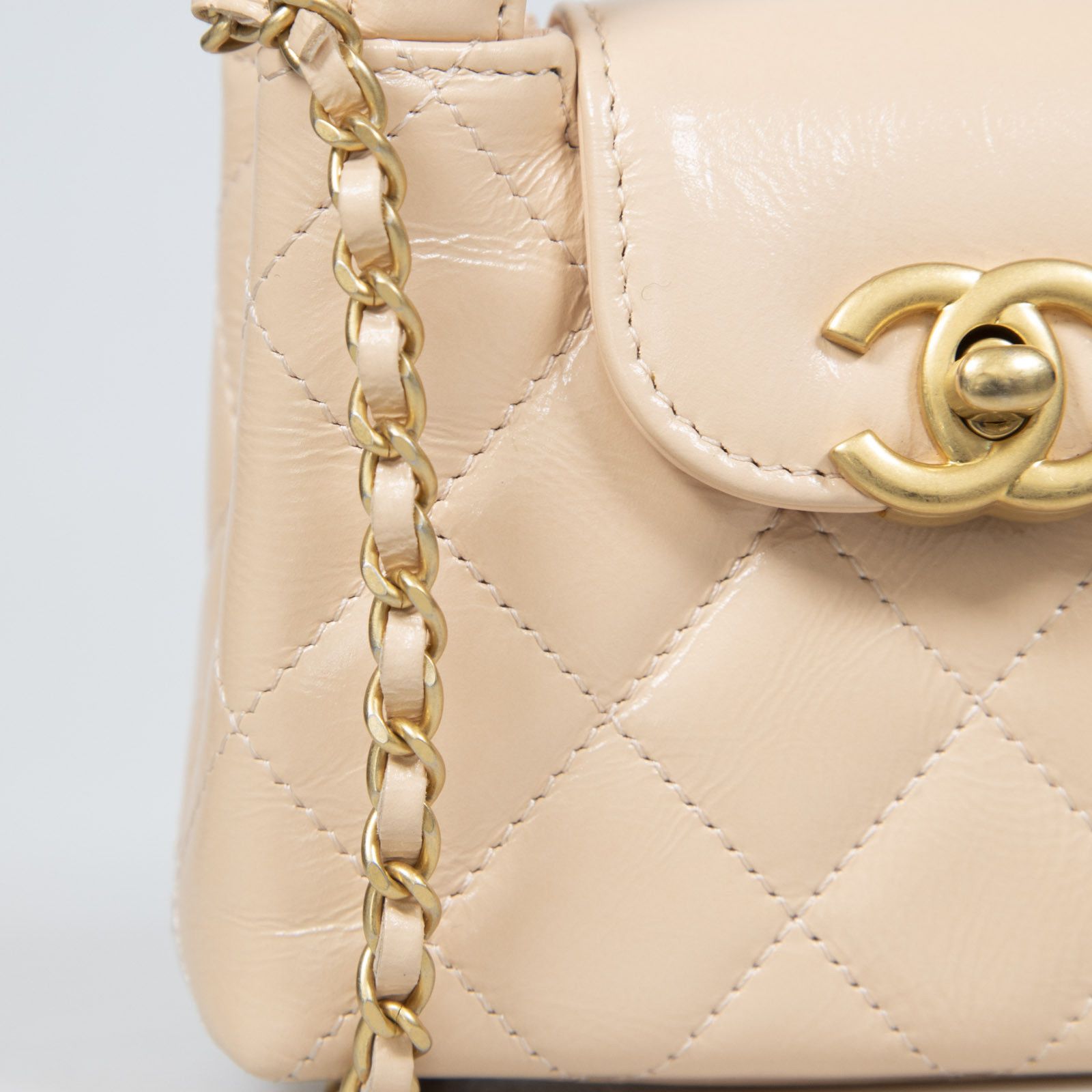 Chanel FW23 Beige Calfskin Nano Kelly Re-Edition Size ONE SIZE - 7 Thumbnail