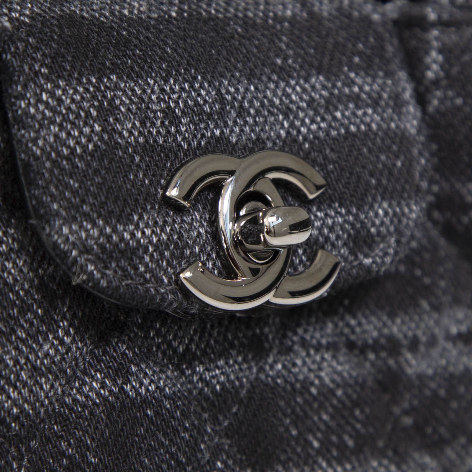 Chanel Grey Tweed Quilted Micro Kelly Size ONE SIZE - 9 Thumbnail