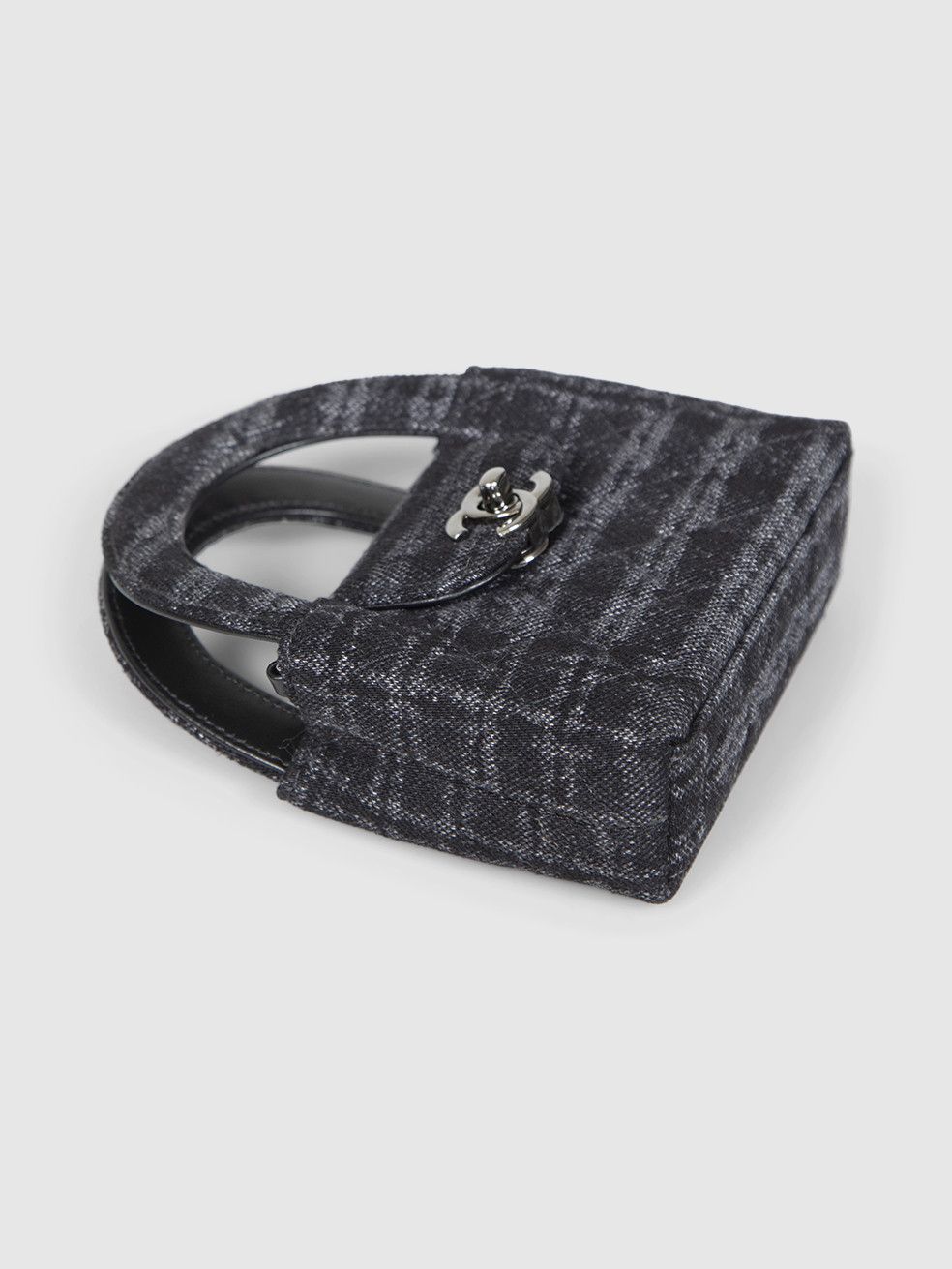 Chanel Grey Tweed Quilted Micro Kelly Size ONE SIZE - 7 Thumbnail