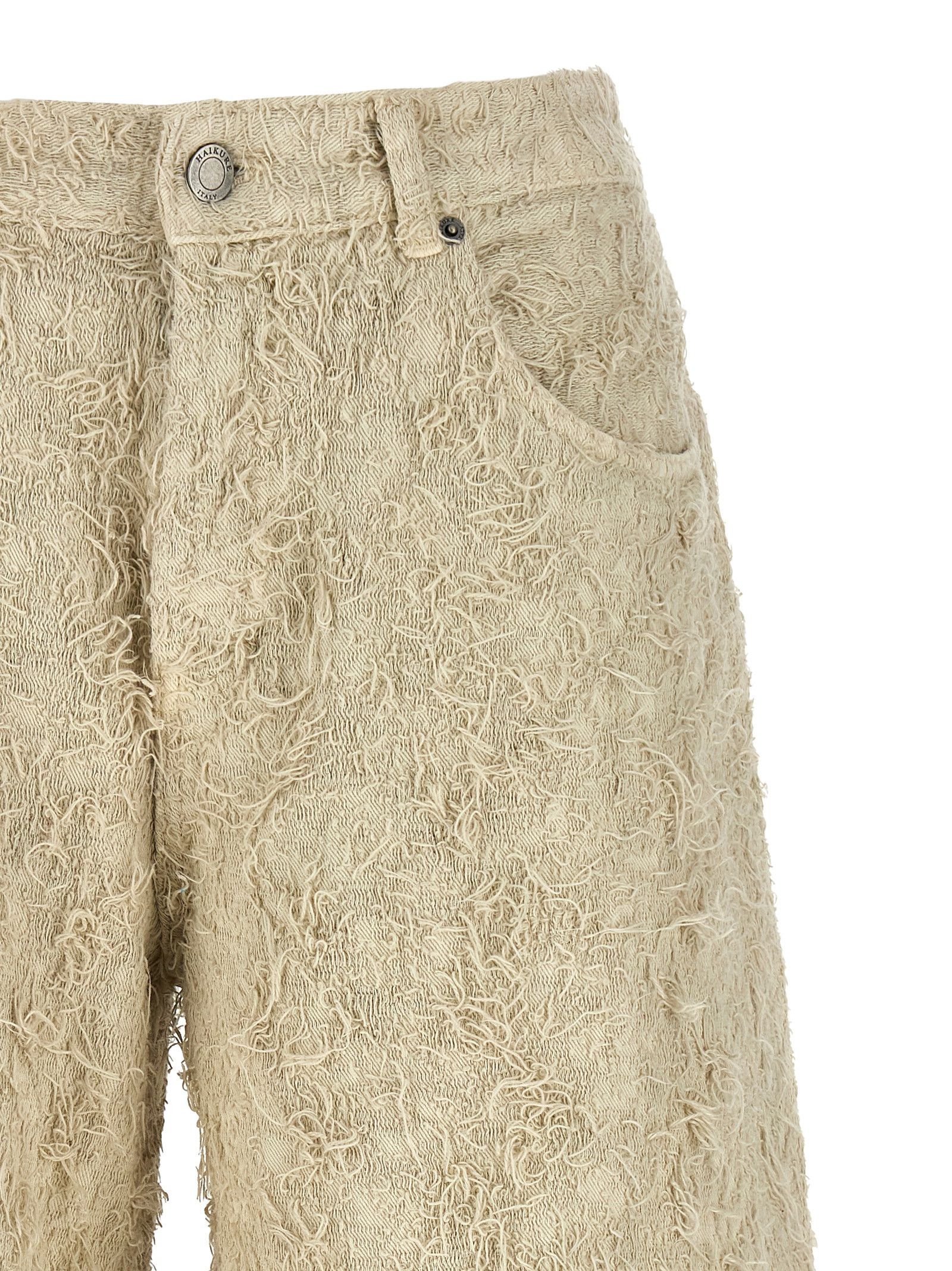 Haikure Bermuda Shorts 'Becky Fur Denim' Size 25" / US 0 / IT 36 - 3 Thumbnail