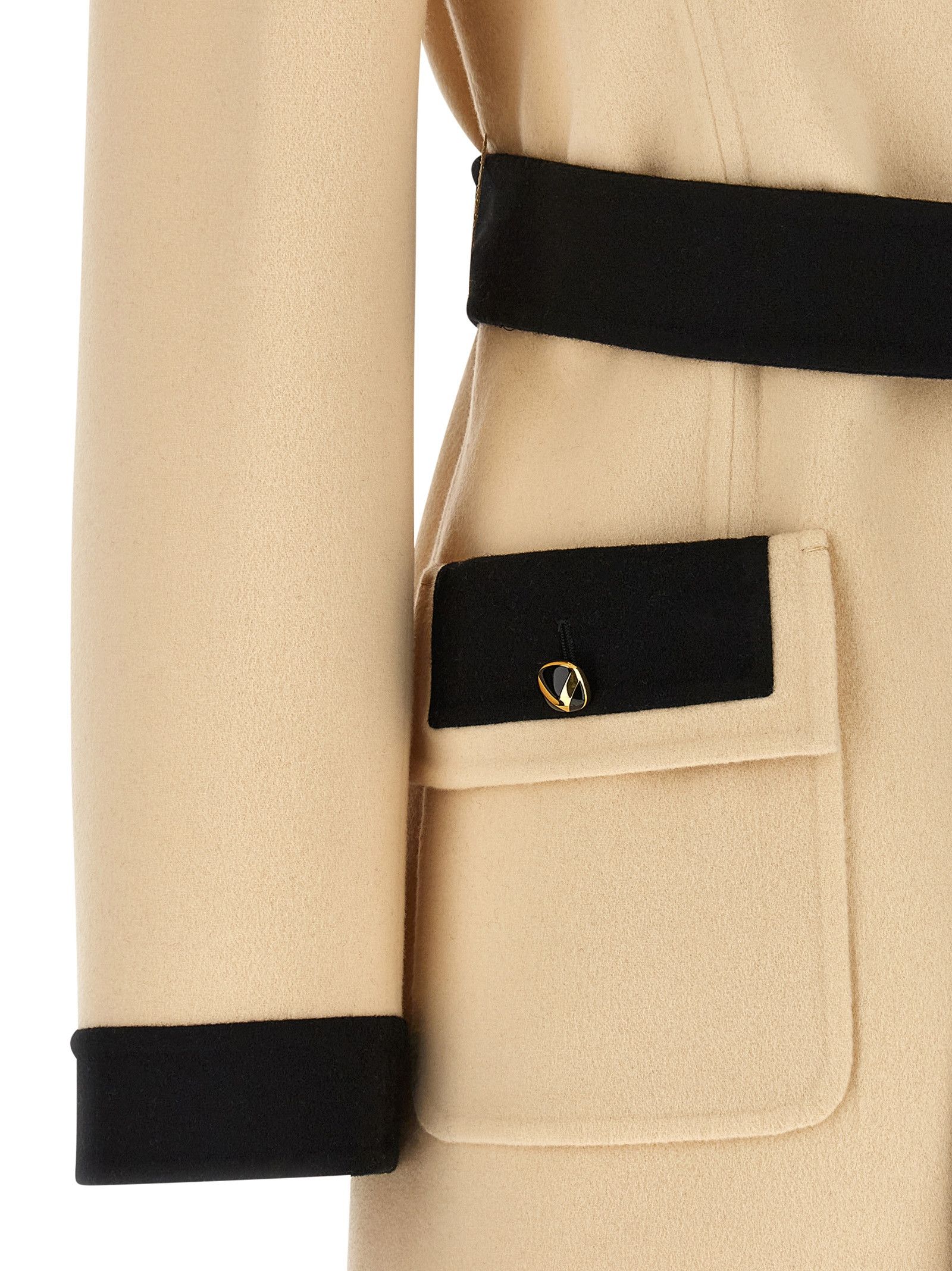 Valentino Valentino Garavani Wool Coat Size L / US 10 / IT 46 - 4 Thumbnail