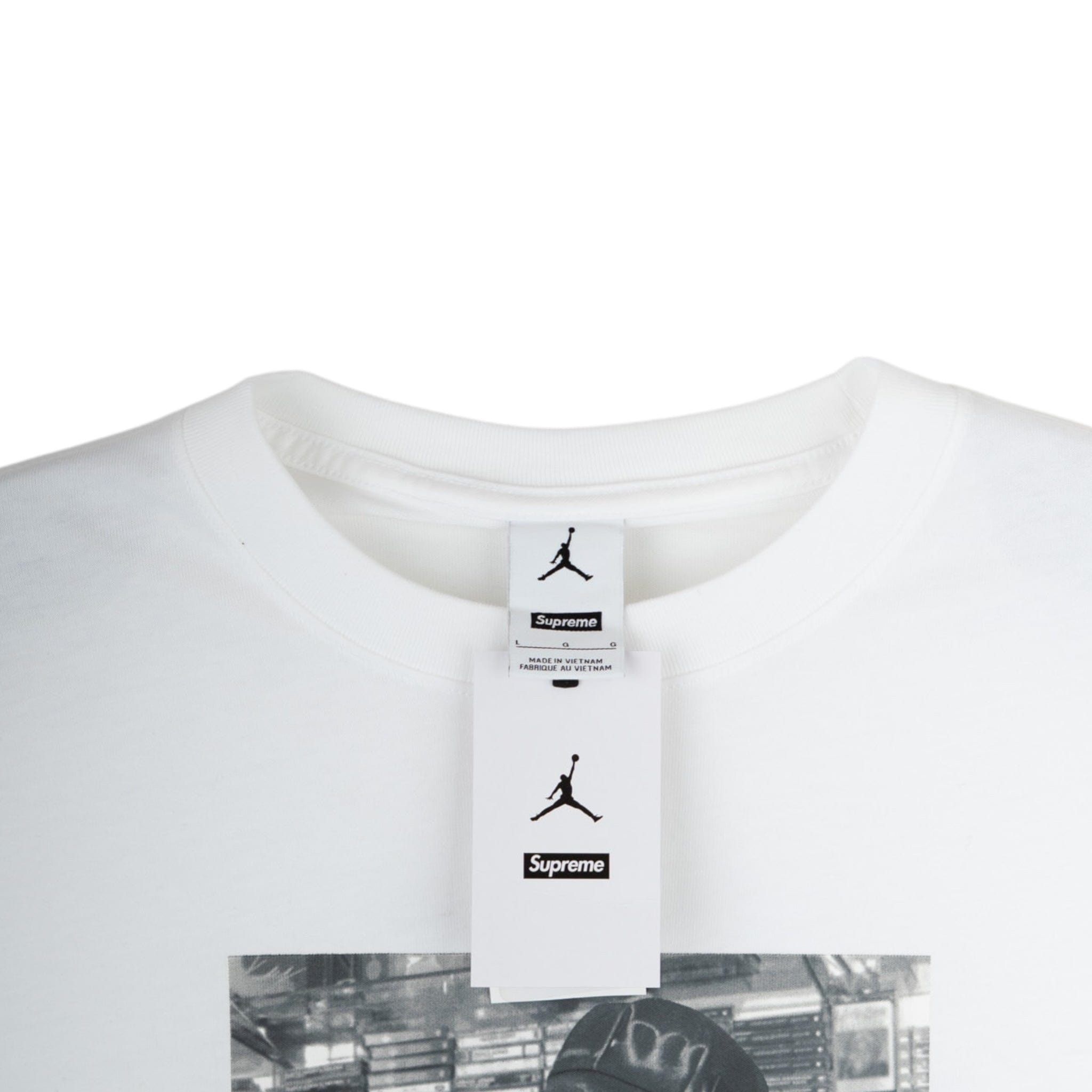 Jordan Biggie Short Sleeve Tee Shirt White