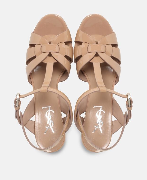 Saint Laurent Paris Tribute 75 Heeled sandals Size US 8.5 / IT 38.5 - 3 Thumbnail