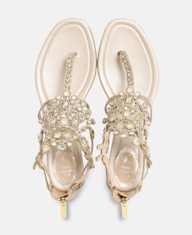 Rene Caovilla Veneziana Sandals Size US 5 / IT 35 - 3 Thumbnail