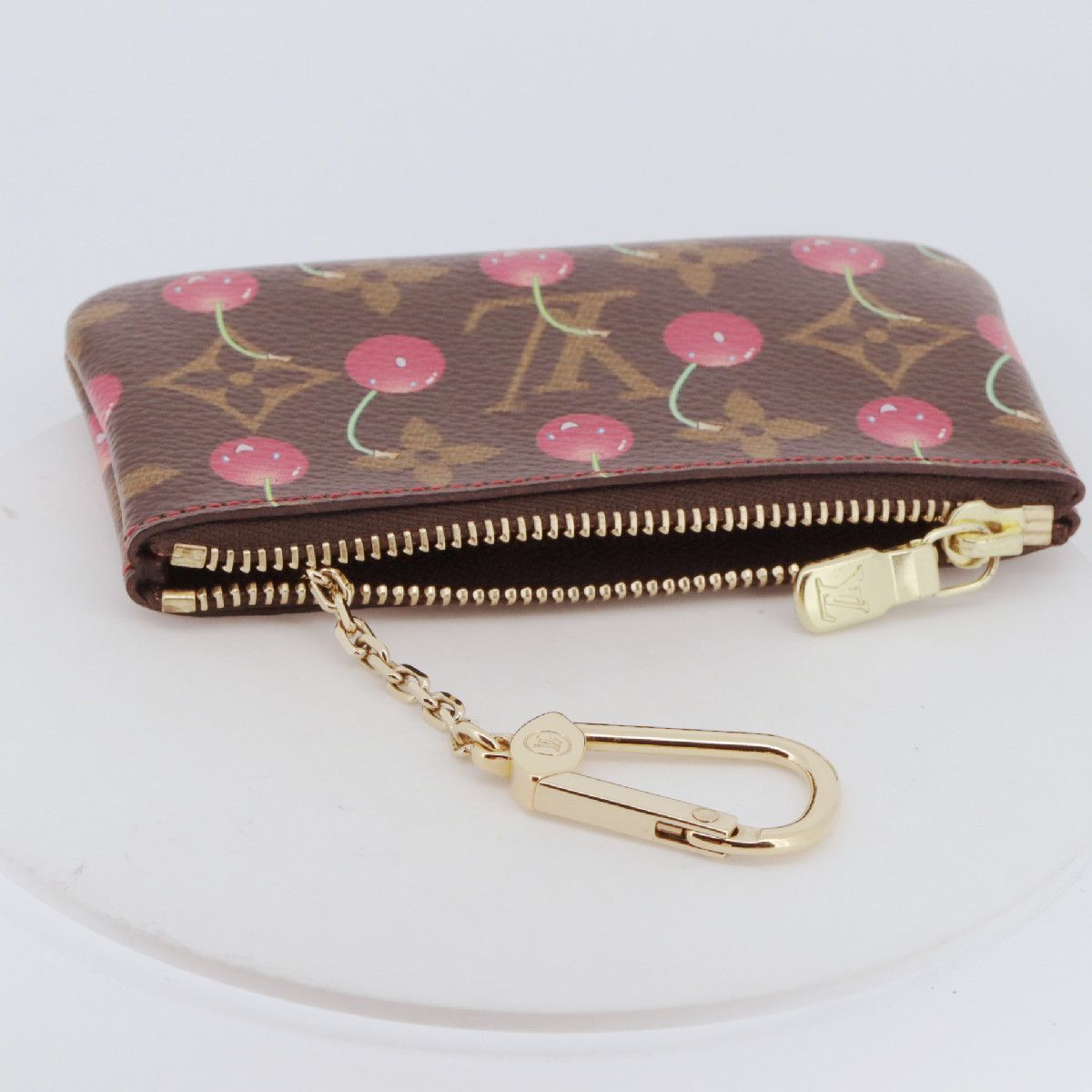 Louis Vuitton Louis Vuitton Louis Vuitton Pochette Clés Monogram Coin Case Textile Coin Case M95042 DUTY FREE for USA Size ONE SIZE - 4 Thumbnail