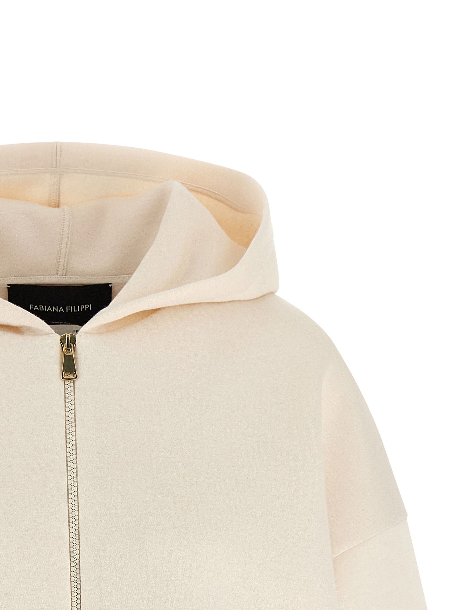 Fabiana Filippi Scuba cashmere hoodie Size XS / US 0-2 / IT 36-38 - 3 Thumbnail