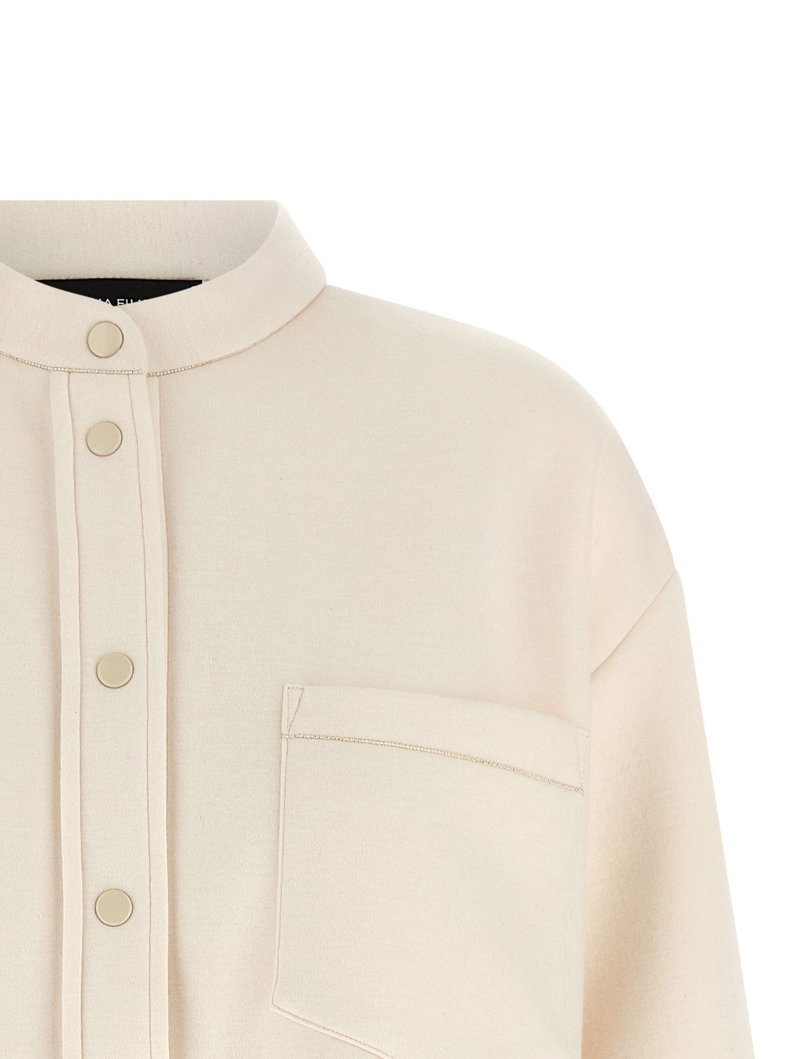 Fabiana Filippi Scuba cashmere shirt Size XS / US 0-2 / IT 36-38 - 3 Thumbnail