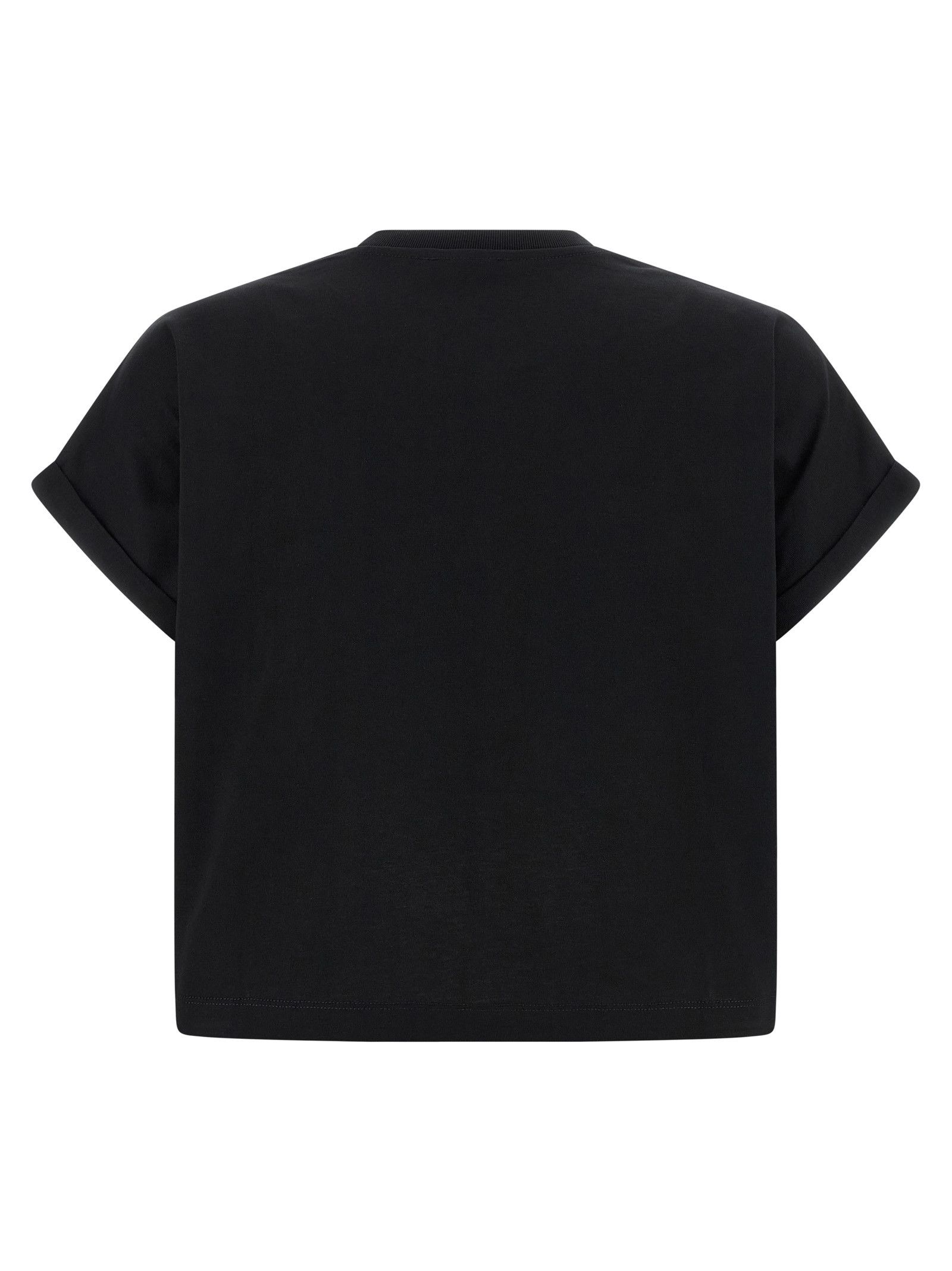 Balmain Cropped T-shirt Size XS / US 0-2 / IT 36-38 - 2 Thumbnail